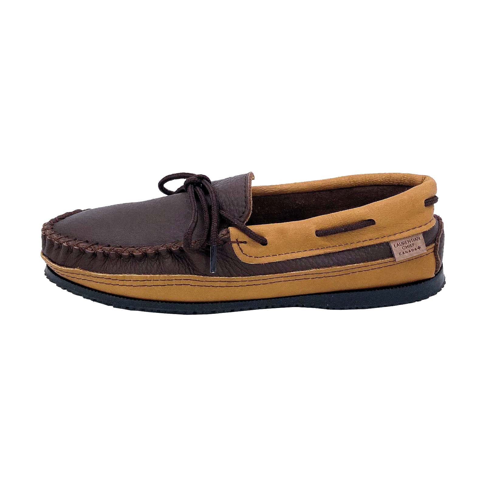 Men's Elk & Moose Hide Leather Moccasin Shoes