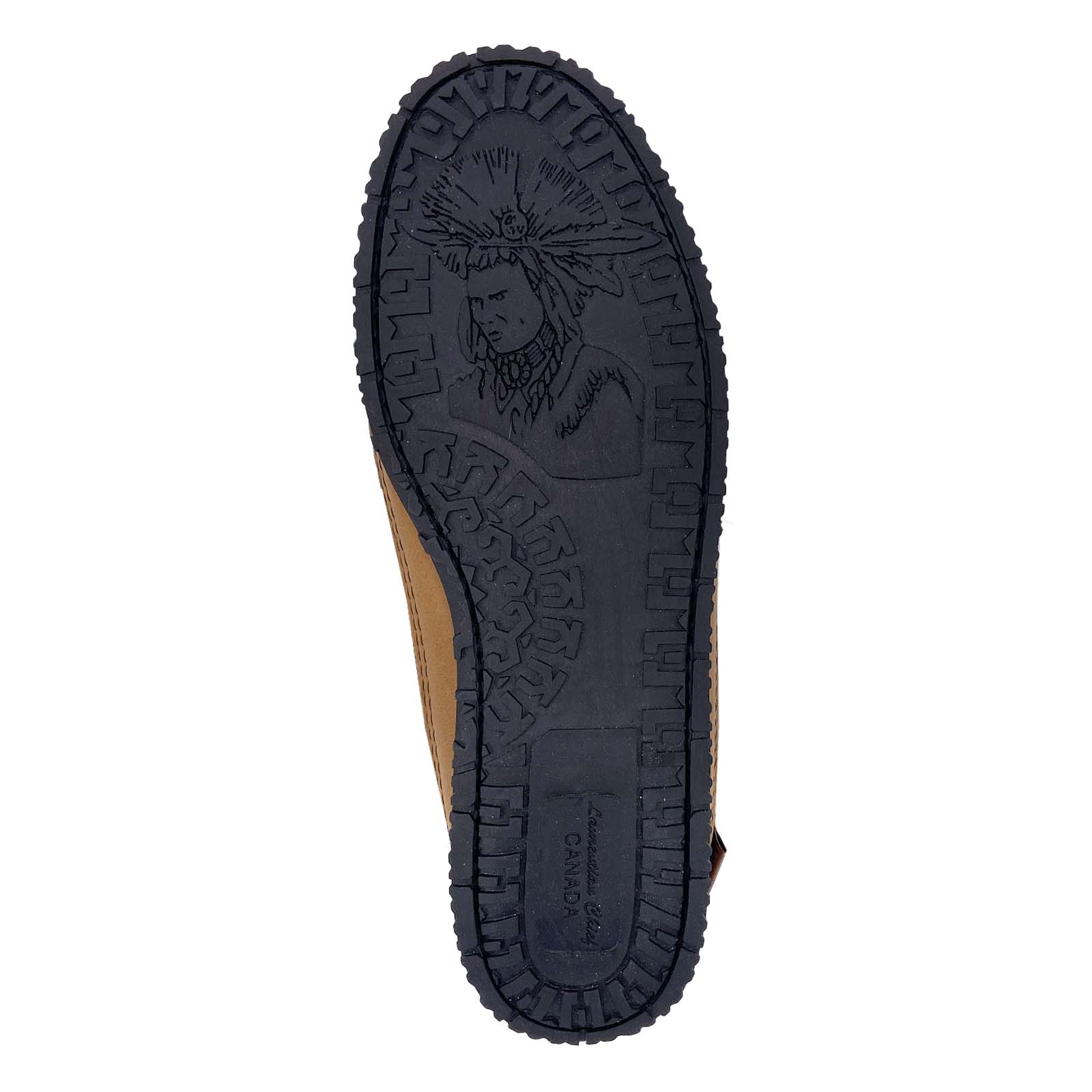 Men's Elk & Moose Hide Leather Moccasin Shoes