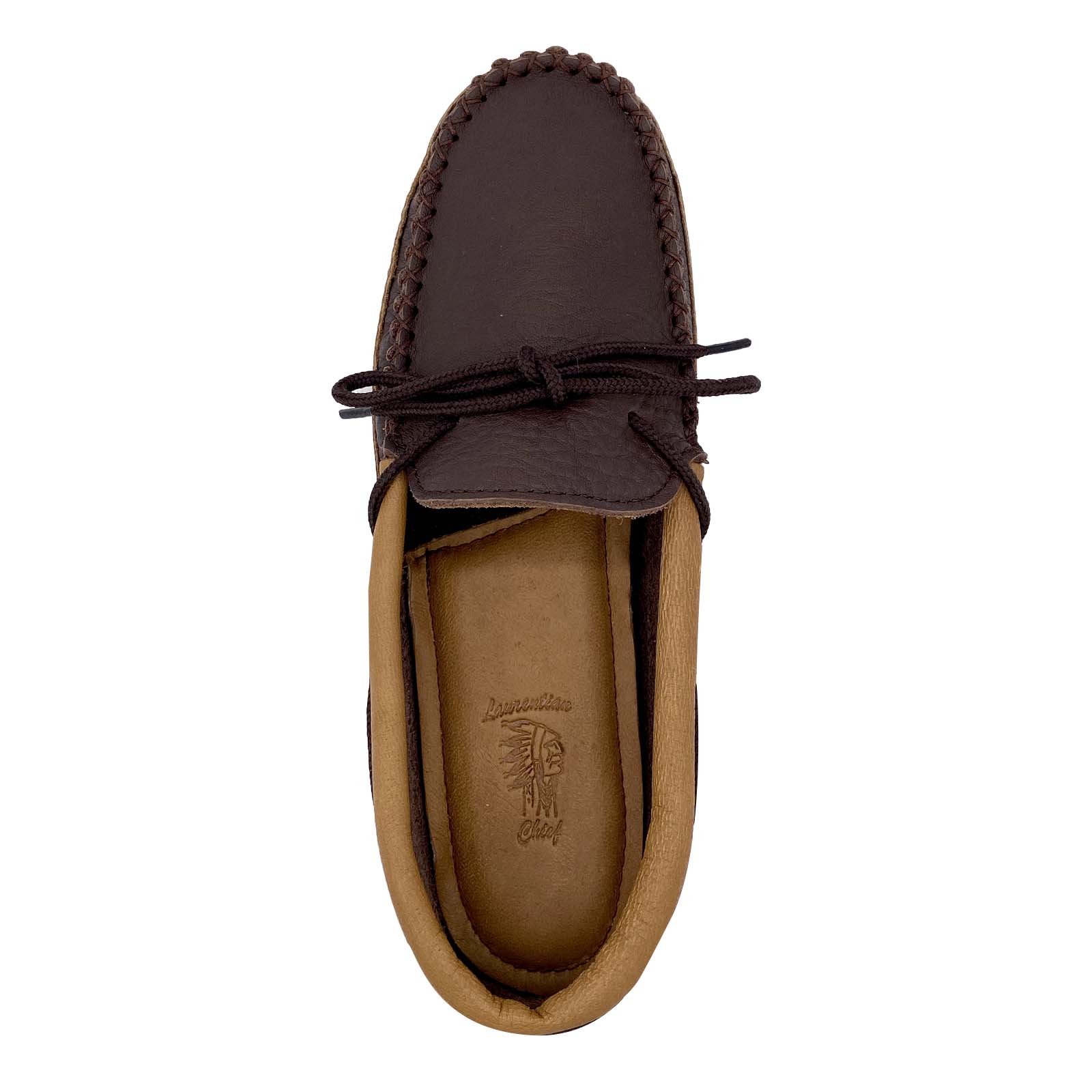 Men's Elk & Moose Hide Leather Moccasin Shoes