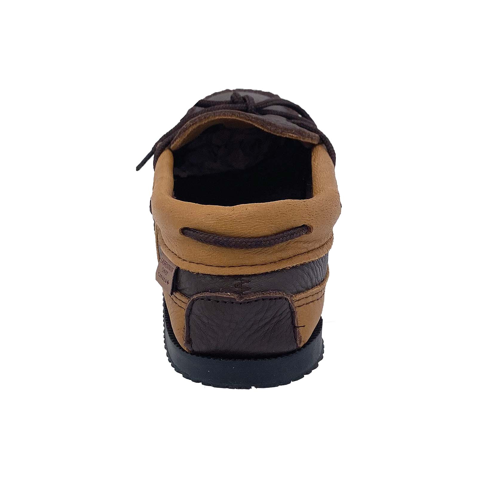 Men's Elk & Moose Hide Leather Moccasin Shoes