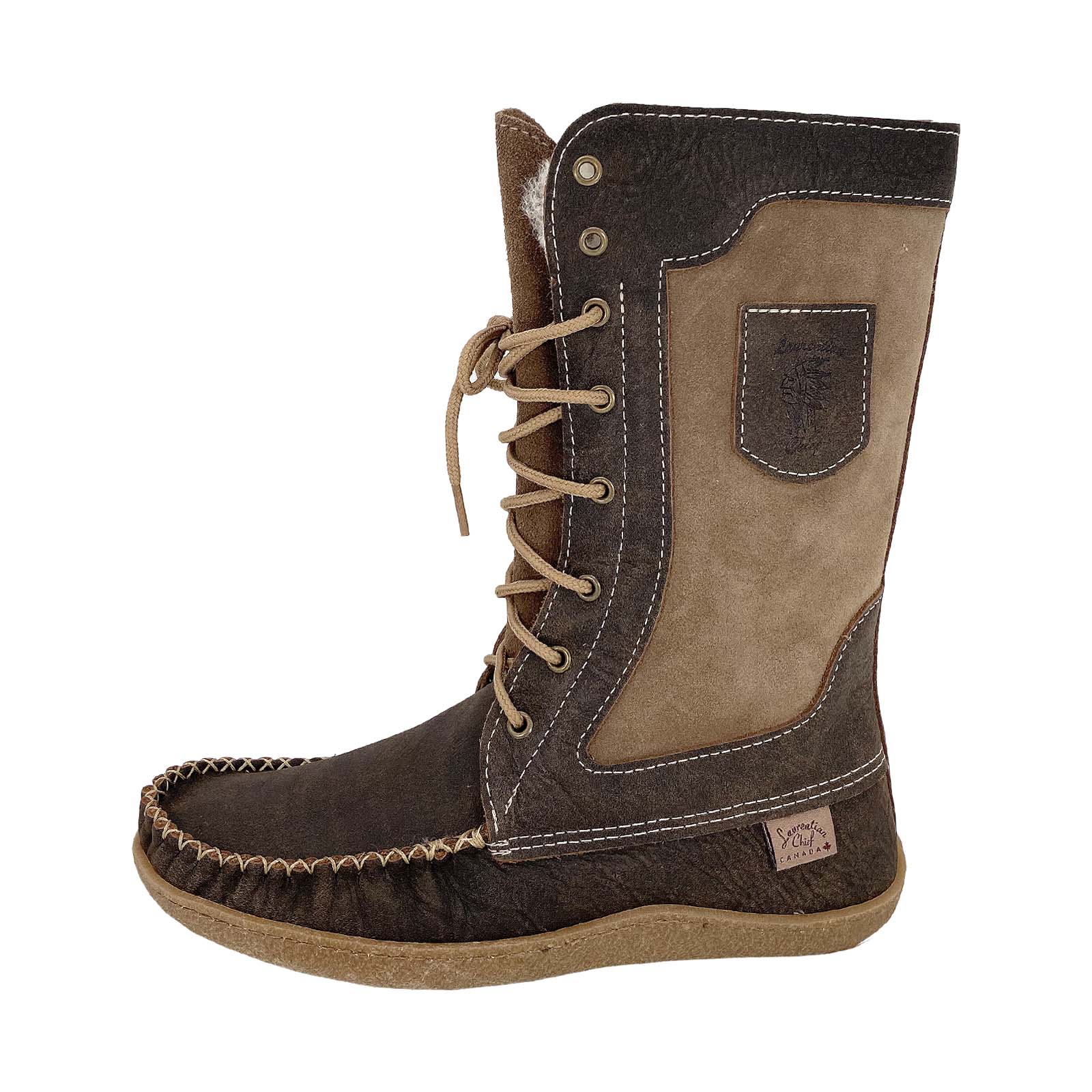 Men's 12" Sheepskin Snowshoe Boots