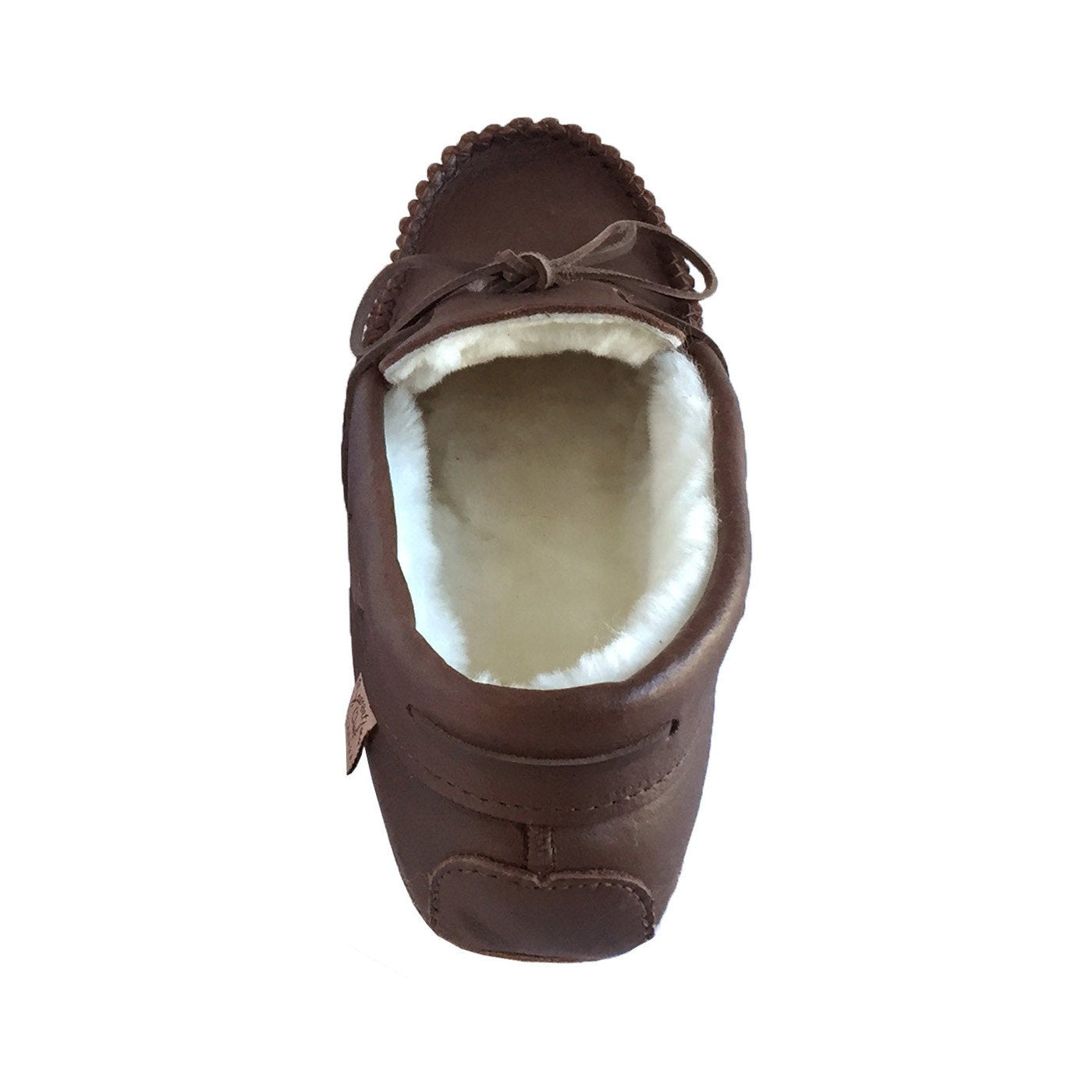 Men's Lined Moose Hide Leather Moccasins