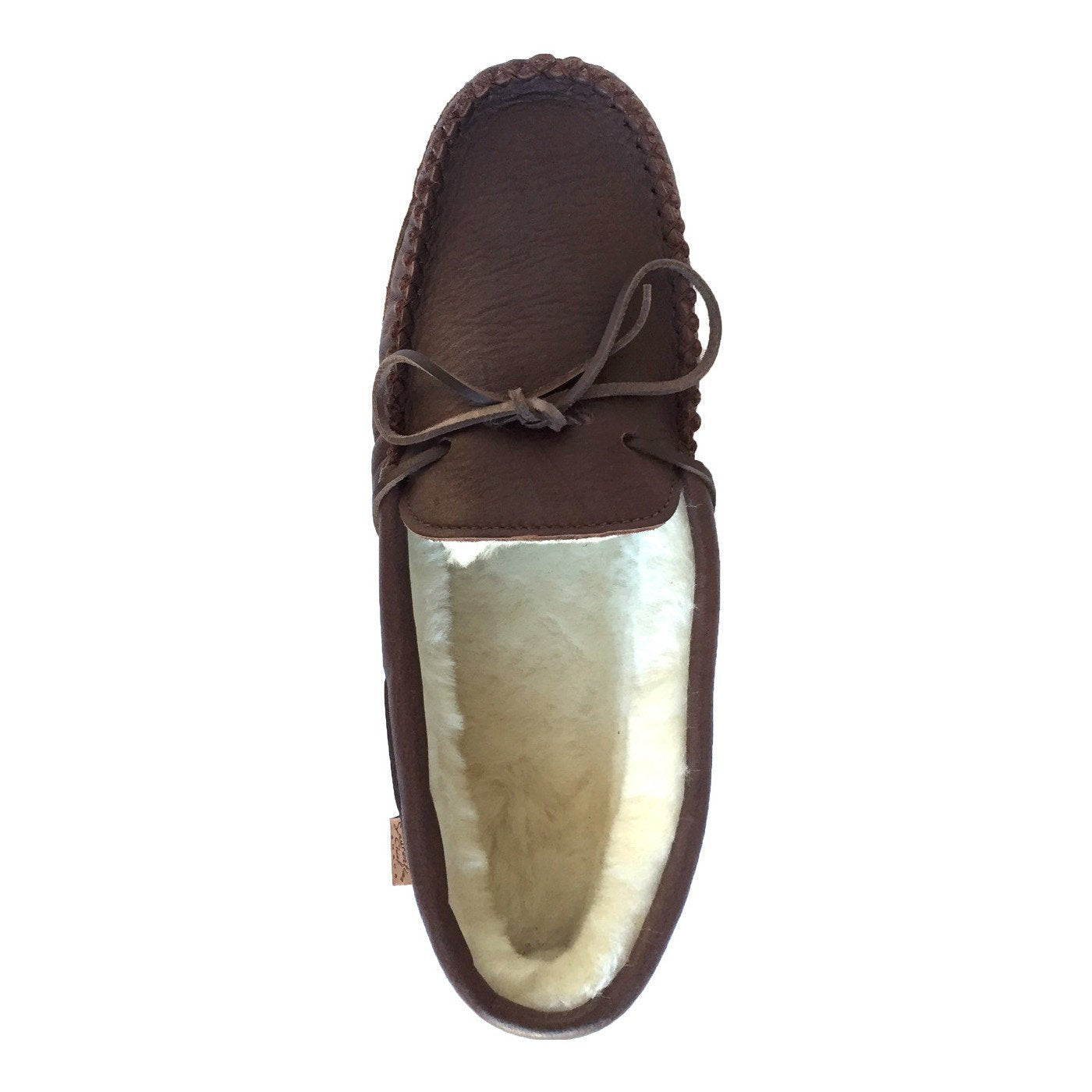 Men's Lined Moose Hide Leather Moccasins
