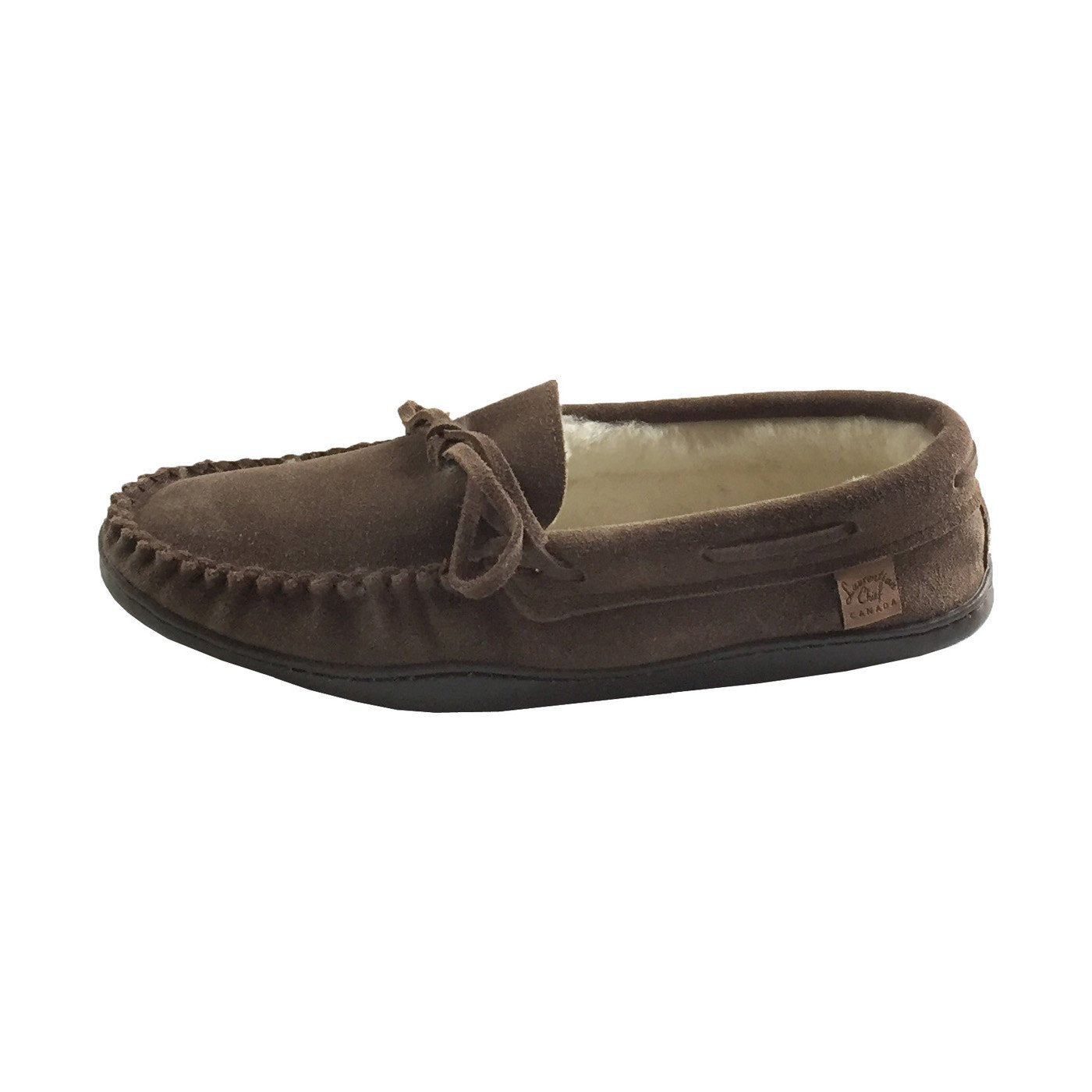 Men's Sheepskin Lined Moccasin Shoes
