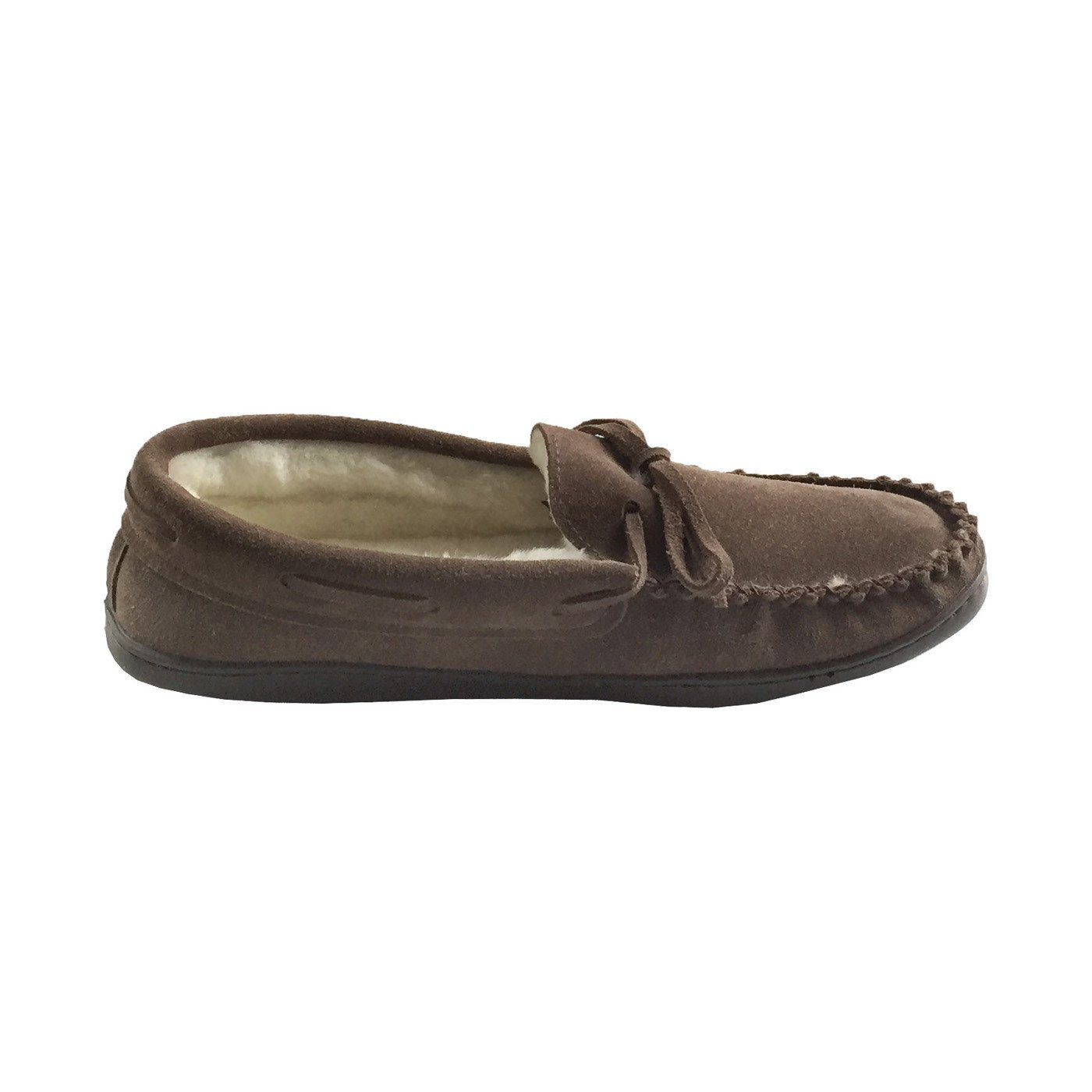 Men's Sheepskin Lined Moccasin Shoes