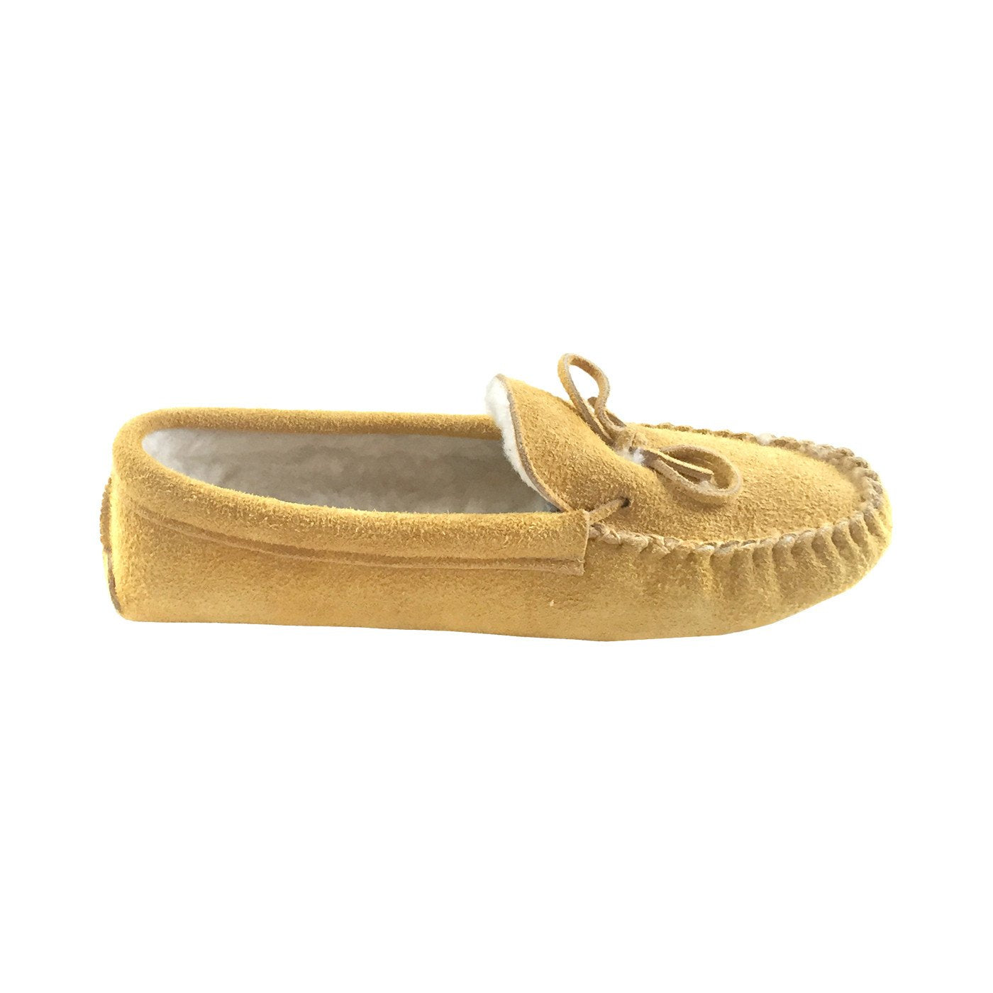 Men's Lined Moose Hide Suede Moccasins
