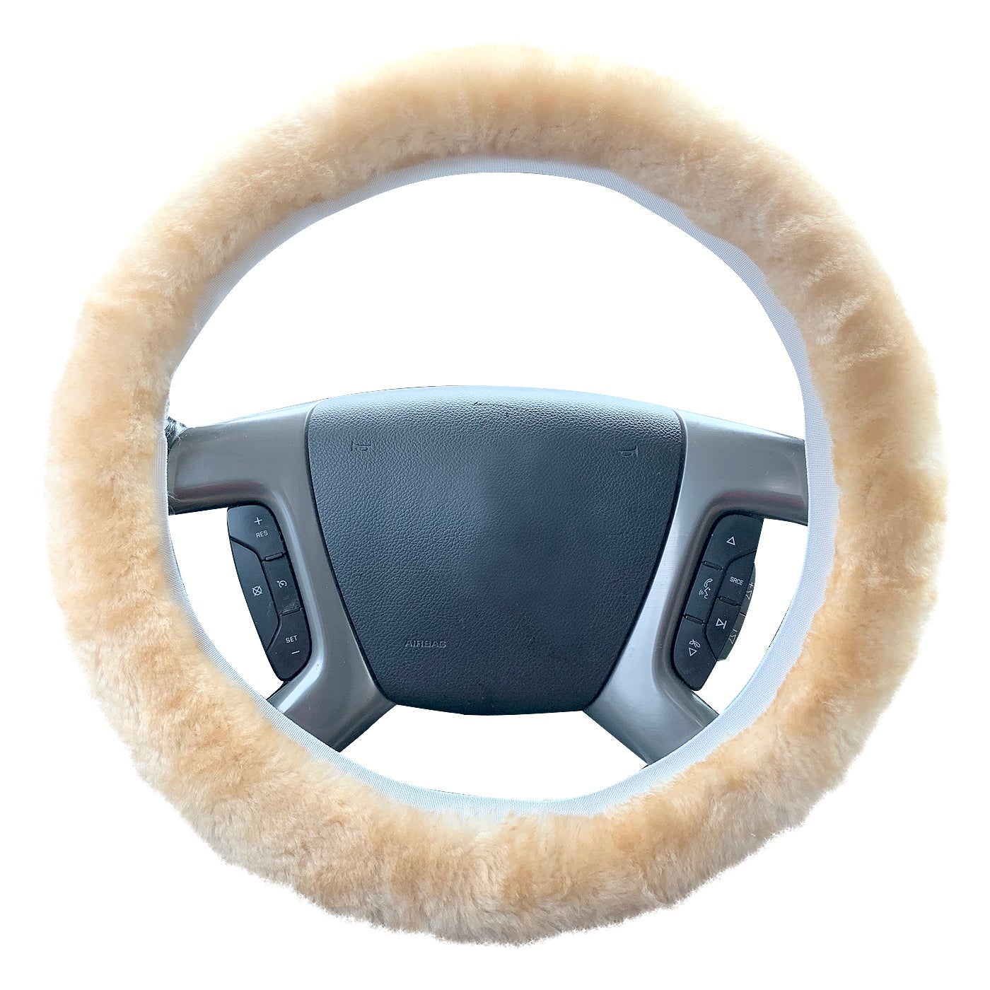 Sheepskin Steering Wheel Cover