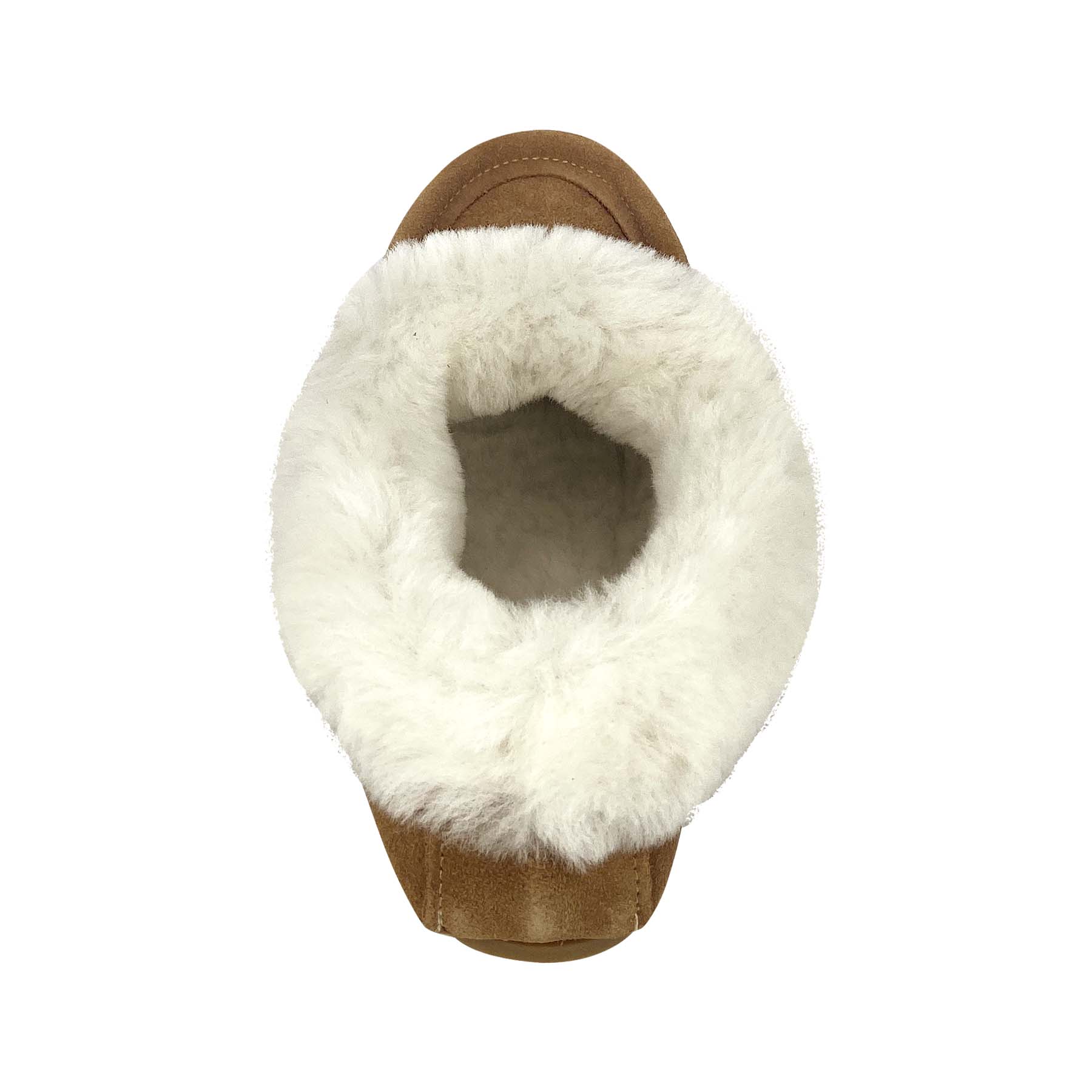 Women's Beaded Crepe Sole Sheepskin Moccasins