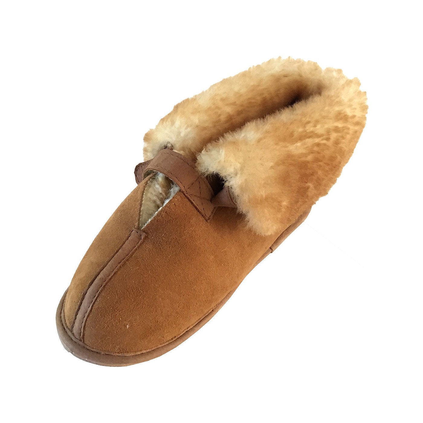 Women's Sheepskin Velcro Cabin Slippers