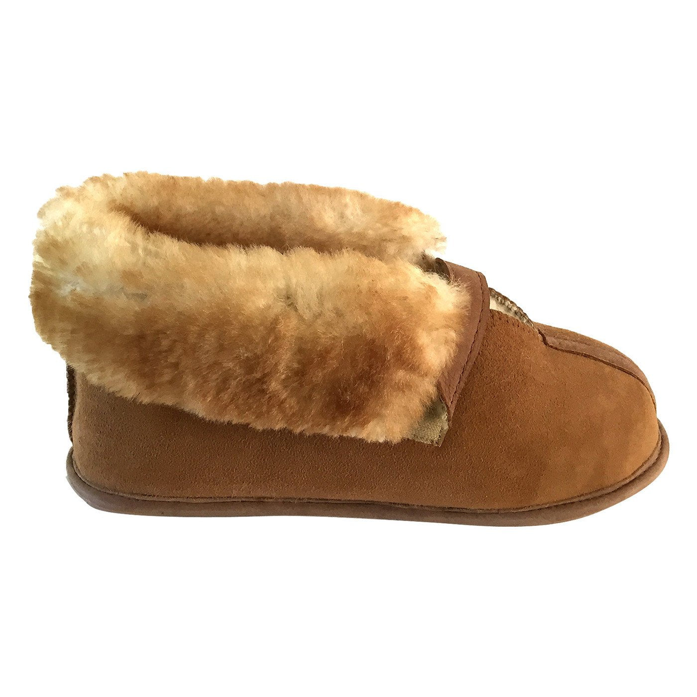 Women's Sheepskin Velcro Cabin Slippers