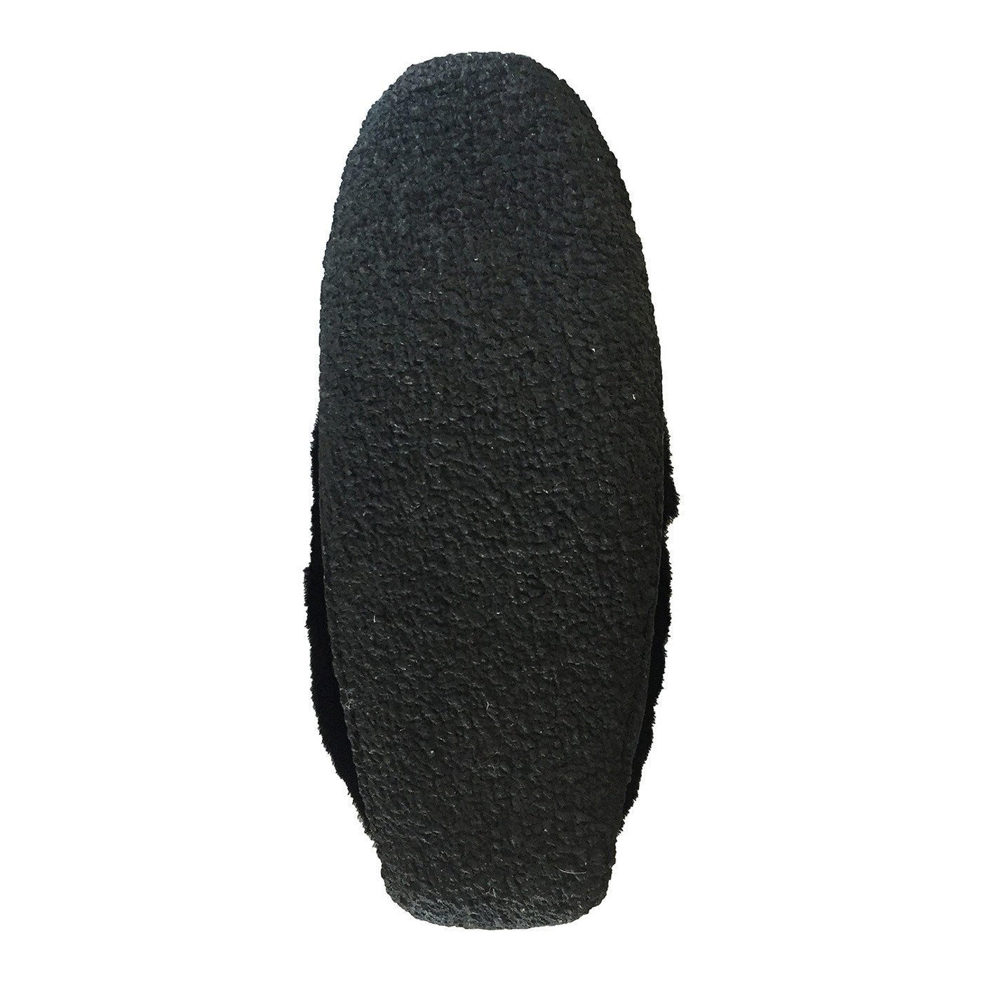 Women's Tsar 8" Black Rabbit Fur Moccasin Boots