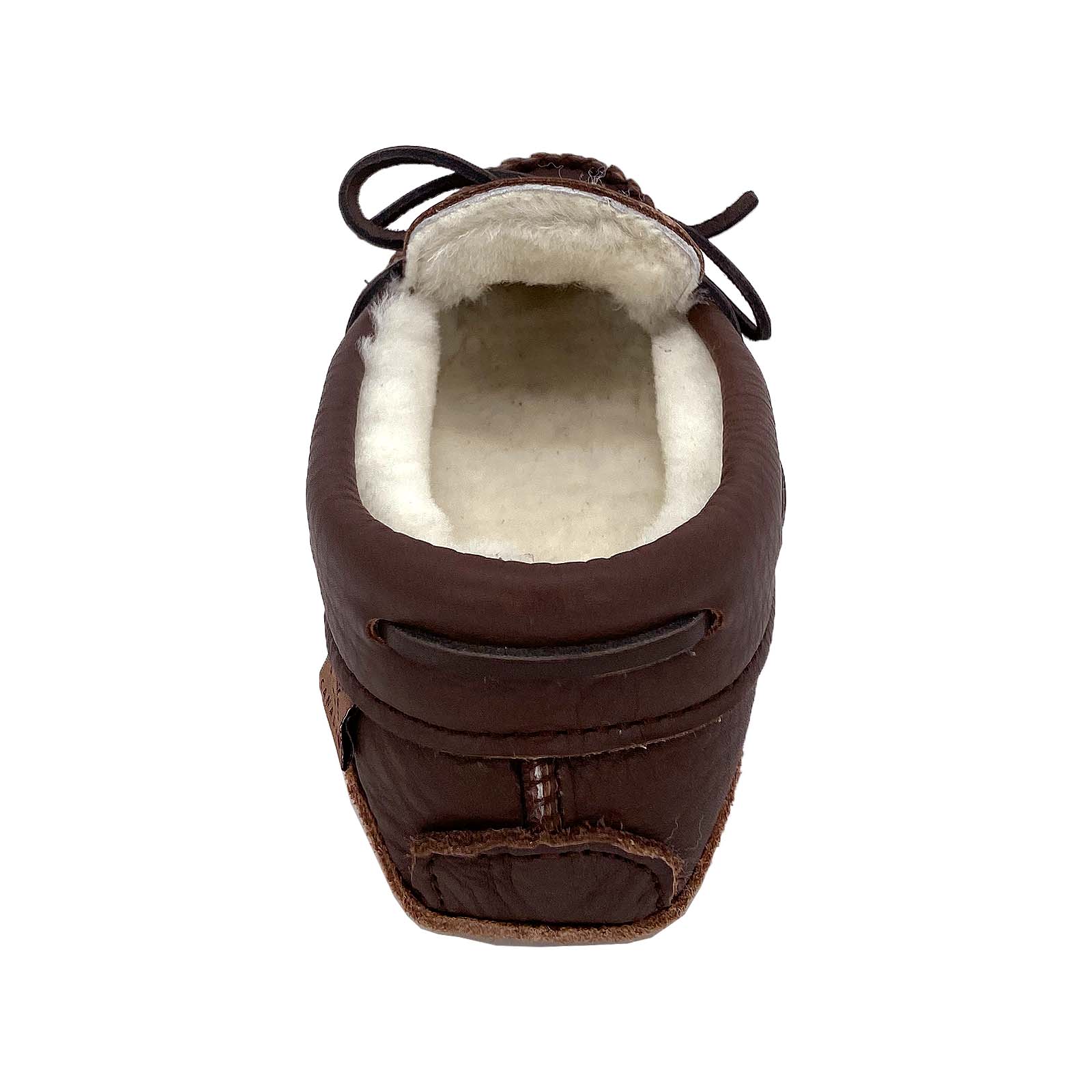 Women's Lined Moose Hide Leather Moccasins (Clearance - Size 6 ONLY)