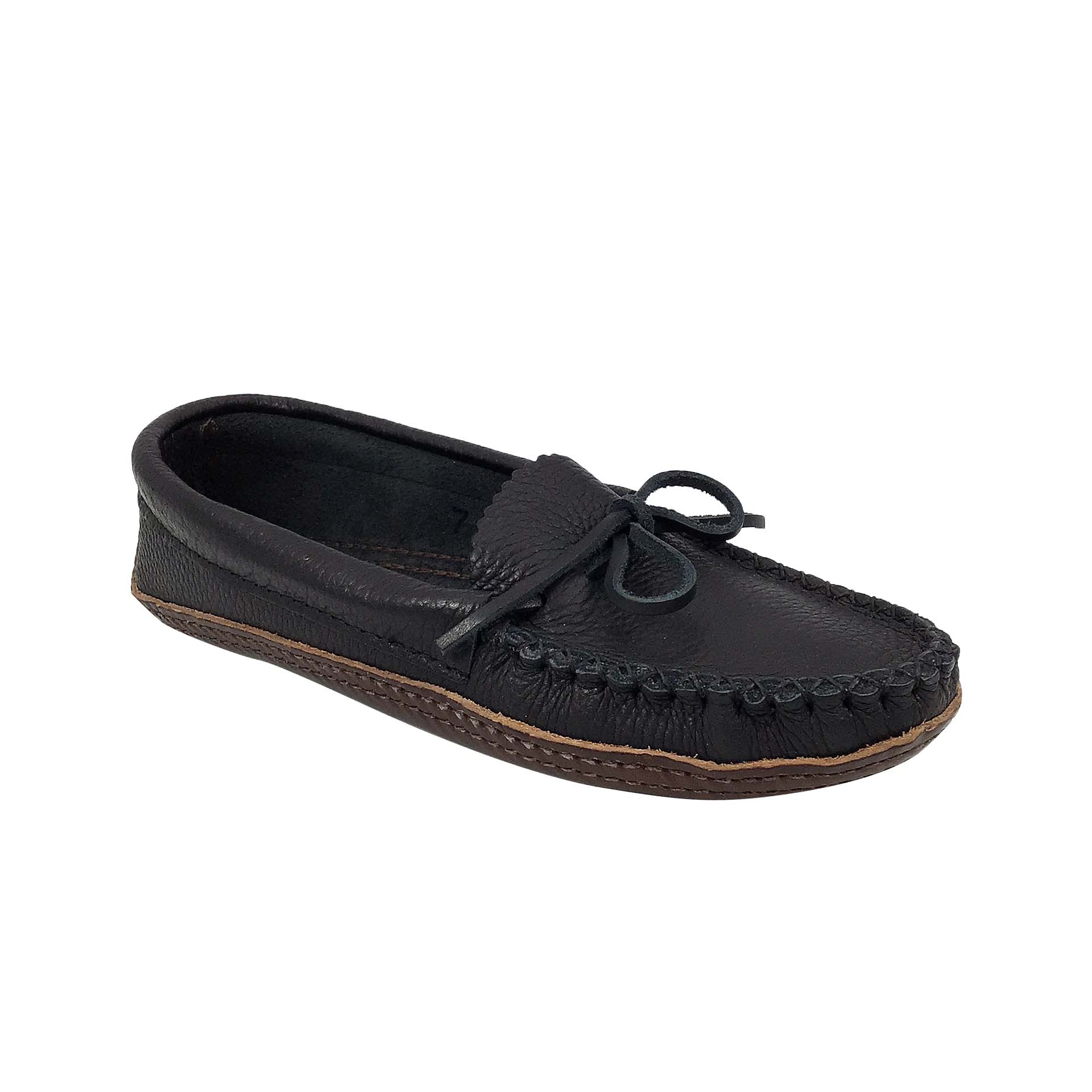Women's Earthing Moccasins Moose Hide