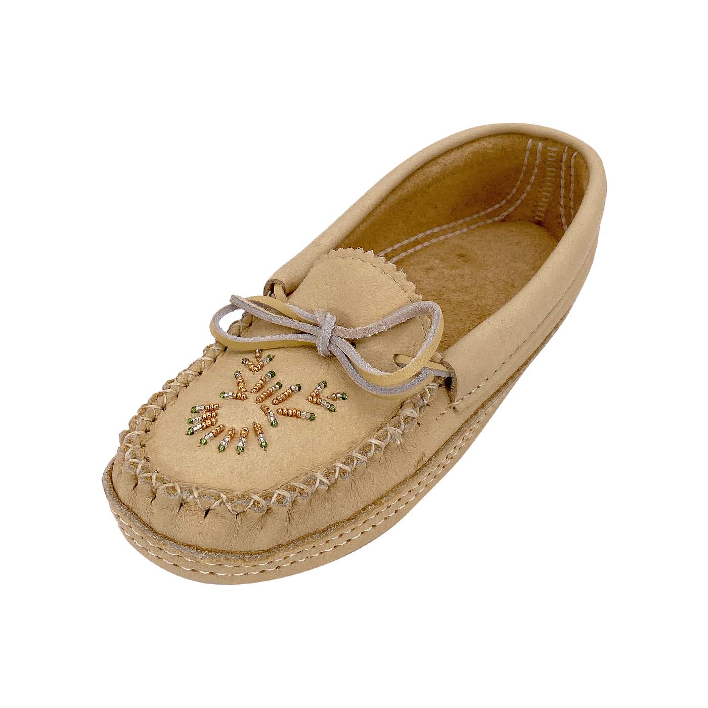 Women's Beaded Moose Hide Moccasins