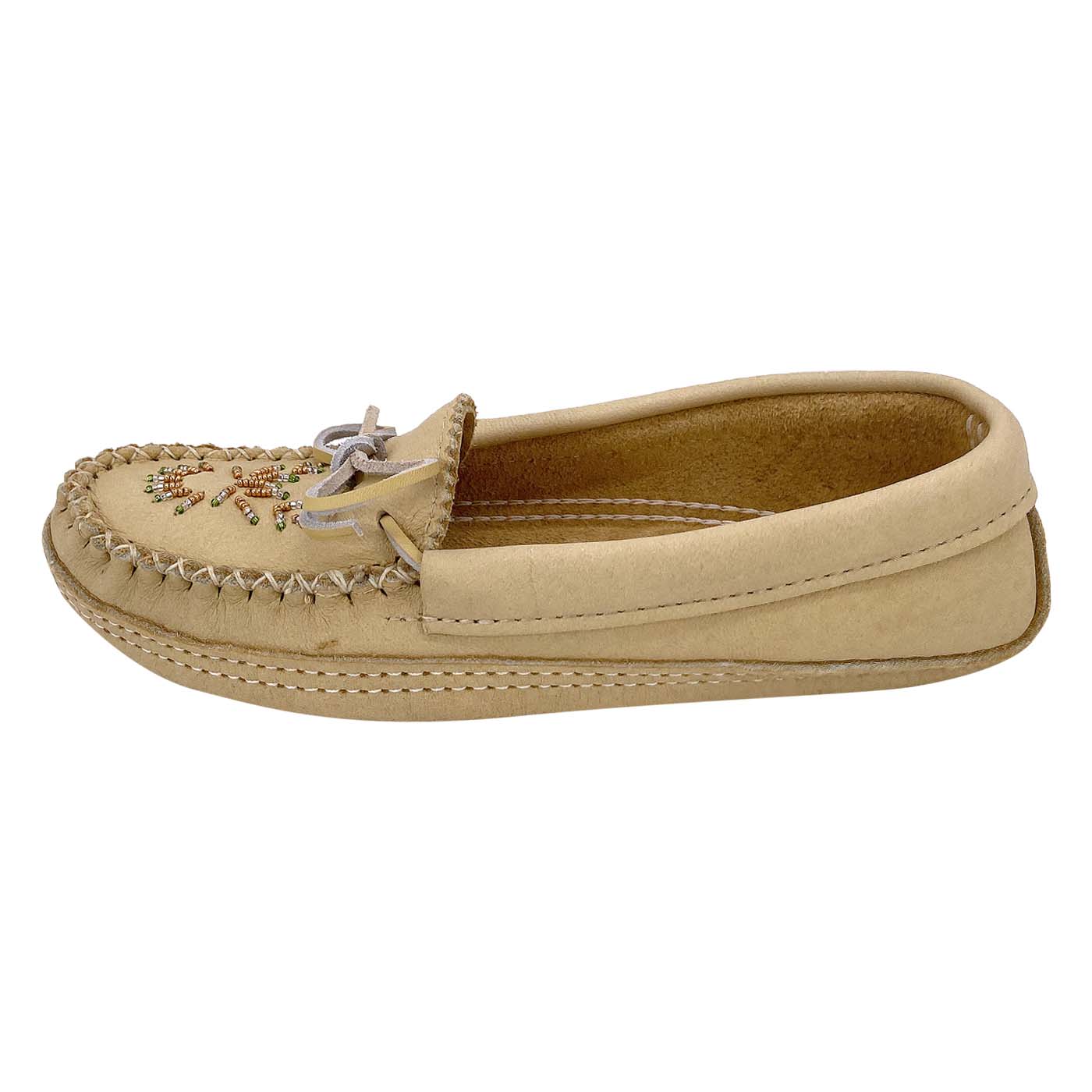 Women's Beaded Moose Hide Moccasins