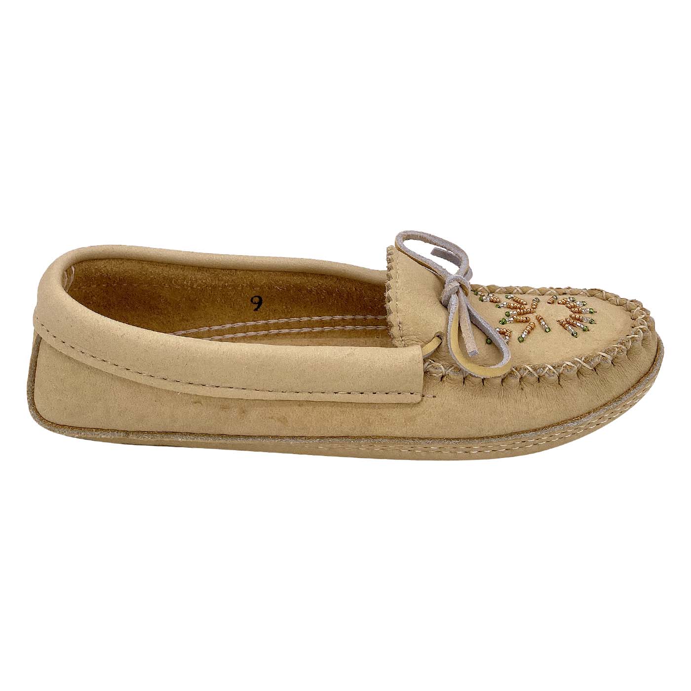 Women's Beaded Moose Hide Moccasins