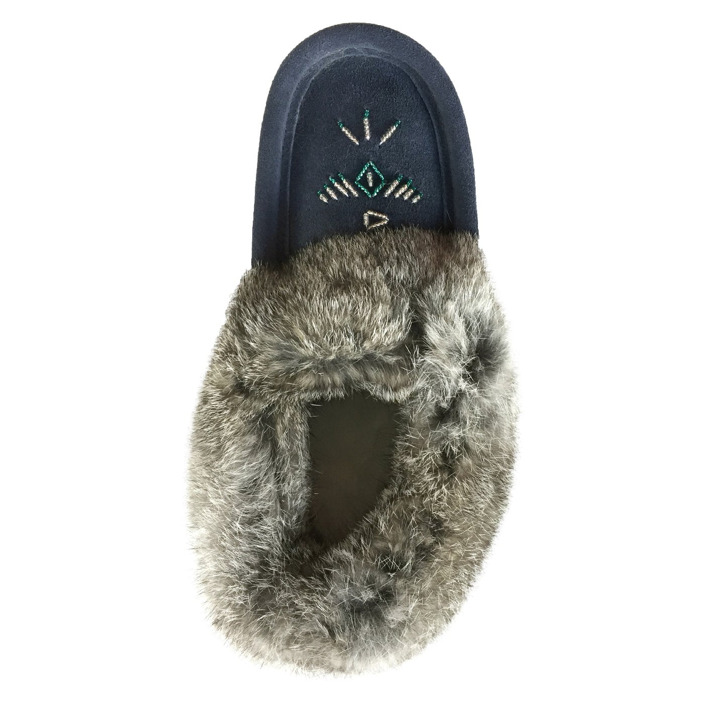 Women's Rabbit Fur Moccasins