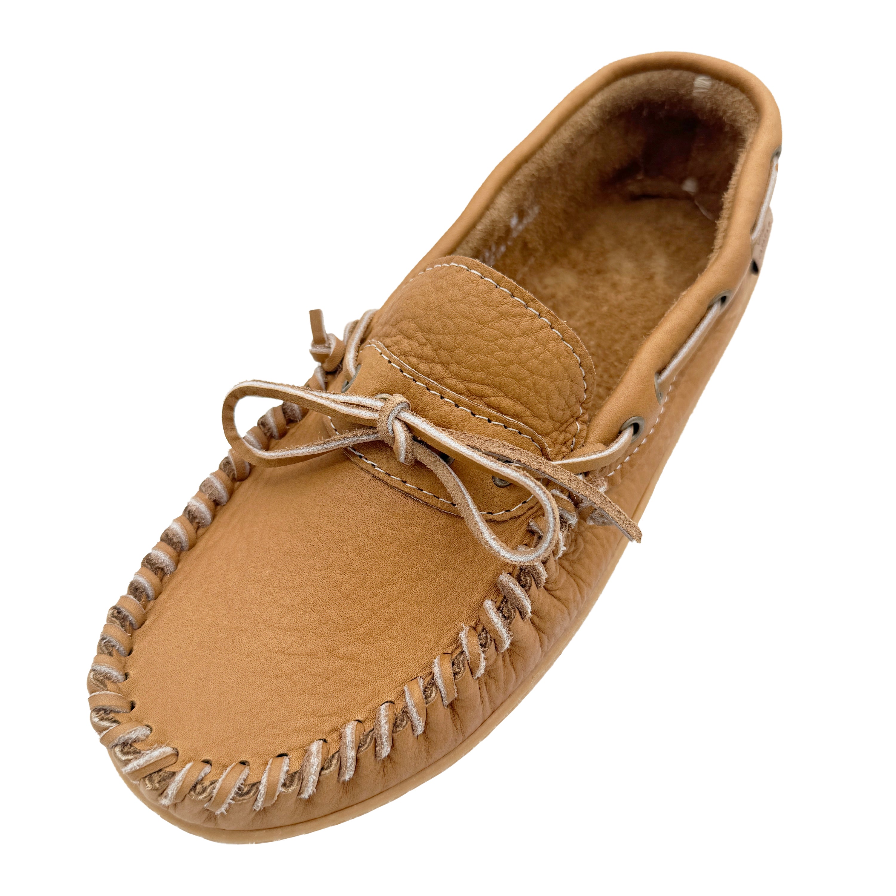 Men's Extra Wide Fit Brown Genuine Leather Driving Outdoor