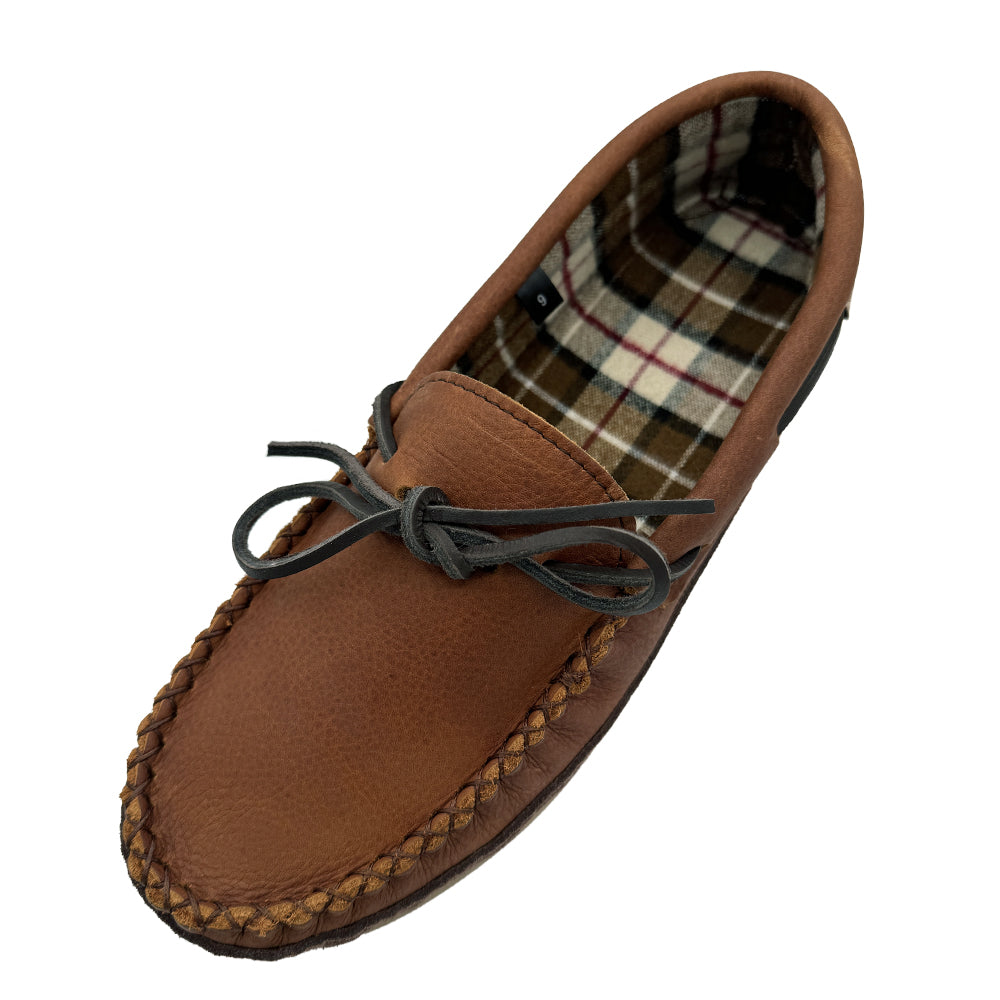 Men's Lined Leather Moccasin Shoes