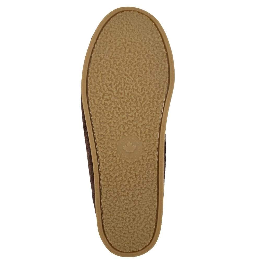 Men's Tartan Wool Lined Moccasin Shoes