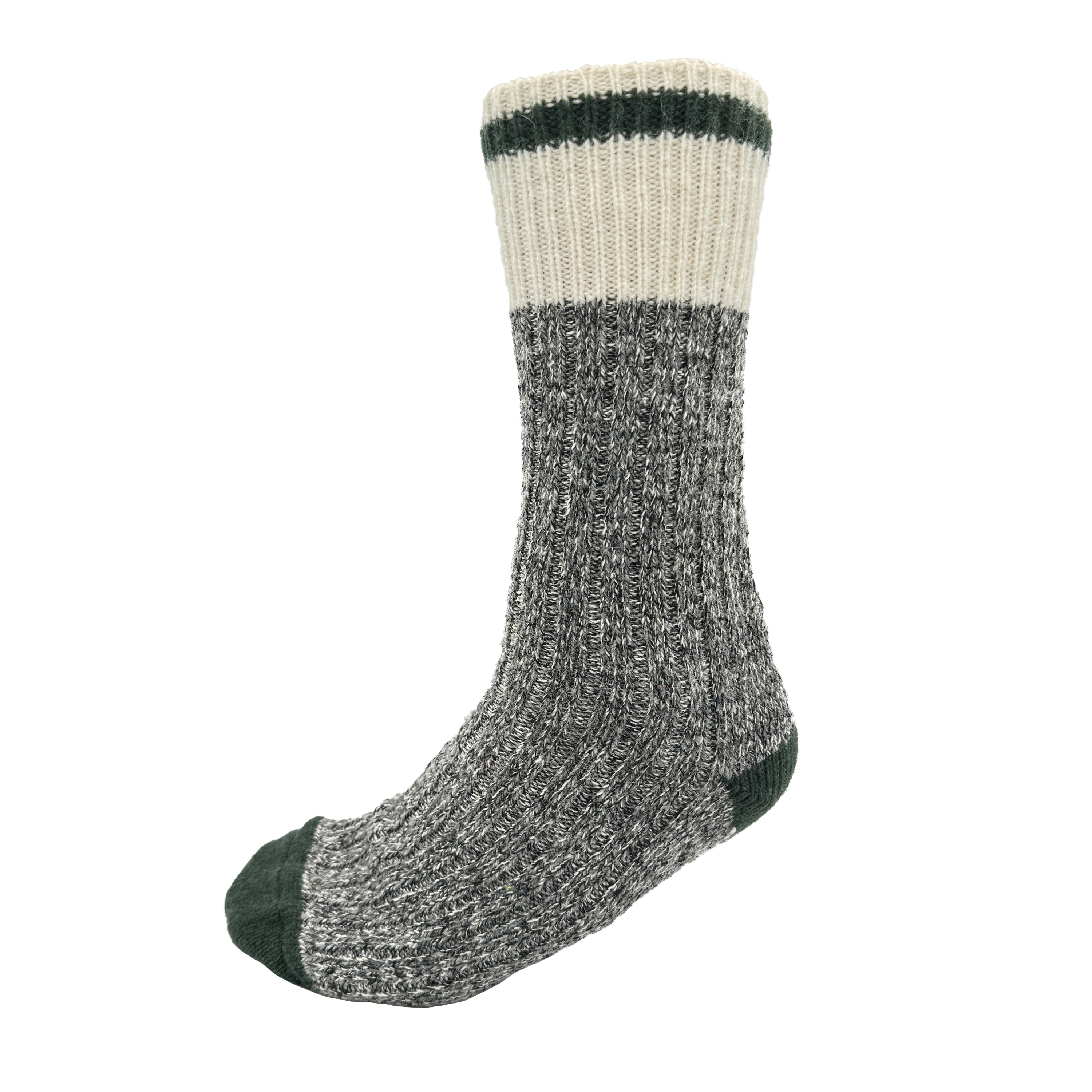 Duray 100% Canadian Made Marled Wool Universal Work Crew Socks