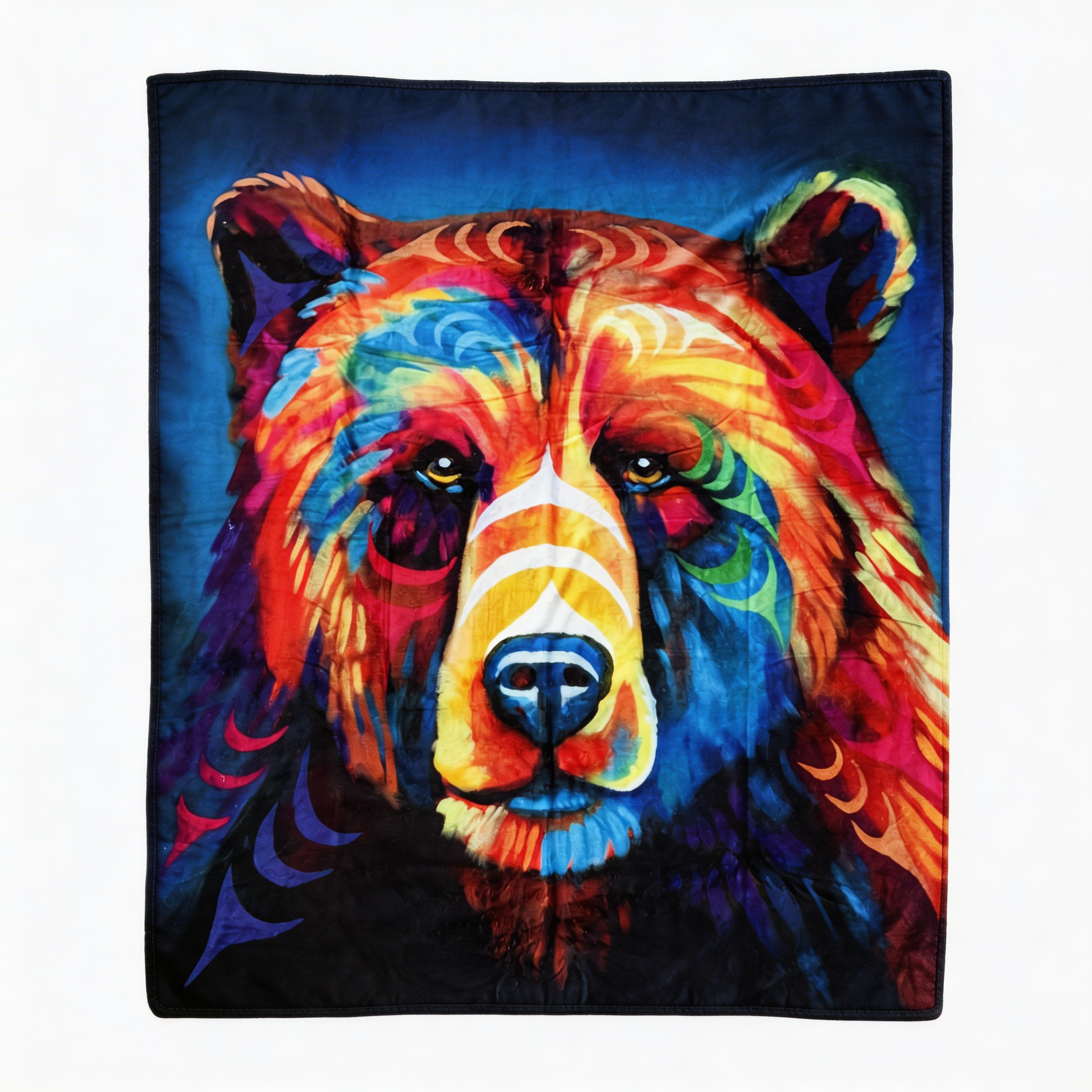 Indigenous Art Throw Blanket