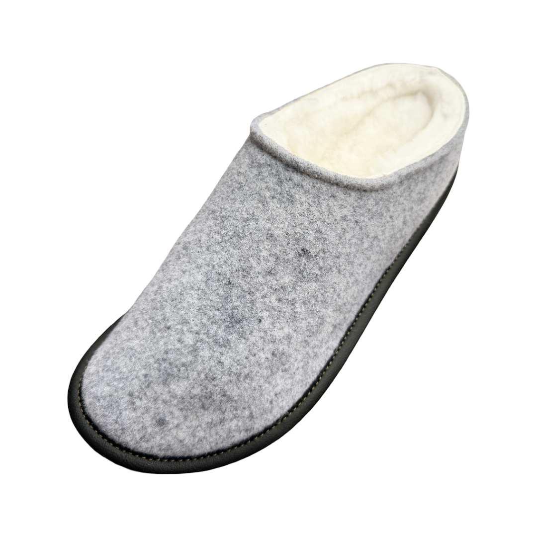 Women's Sheepskin Lounger Felt Slippers