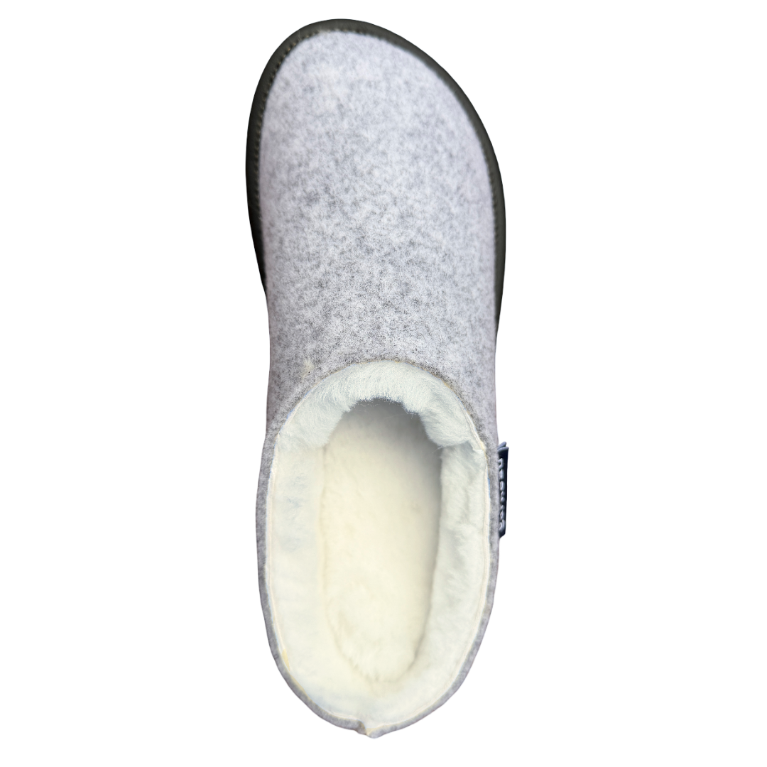 Women's Sheepskin Lounger Felt Slippers