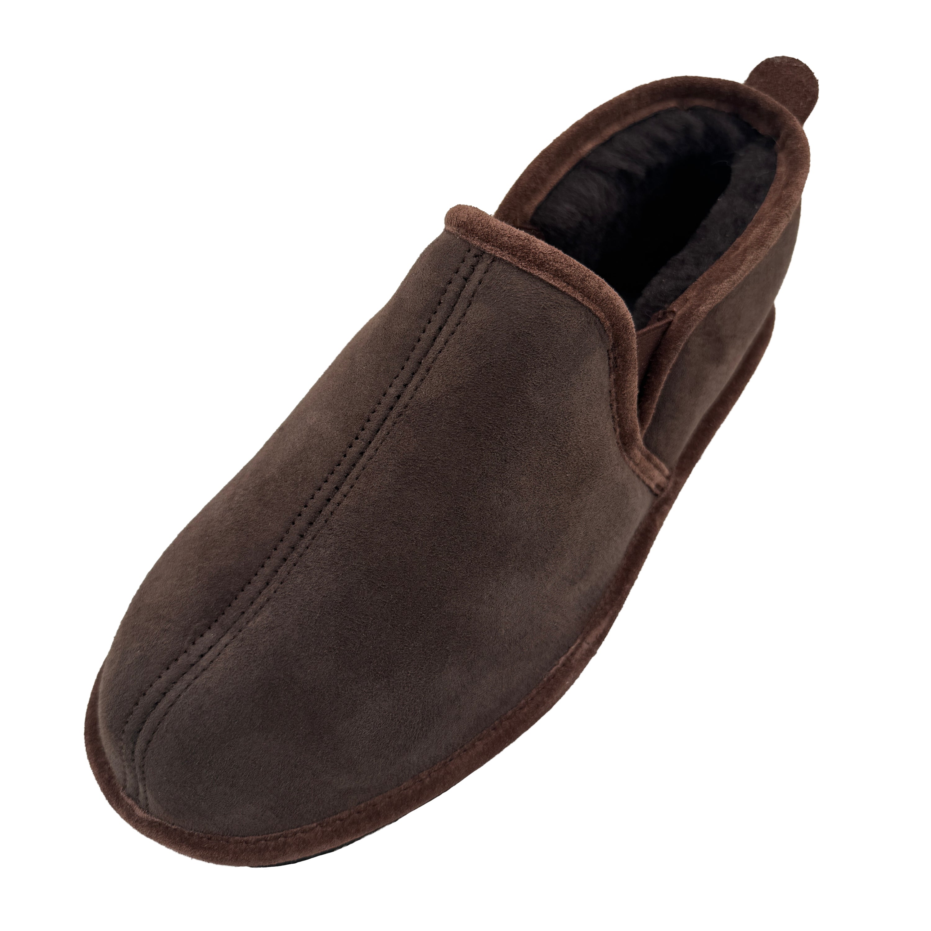 Men's 6E Wide Reverse Sheepskin Slippers