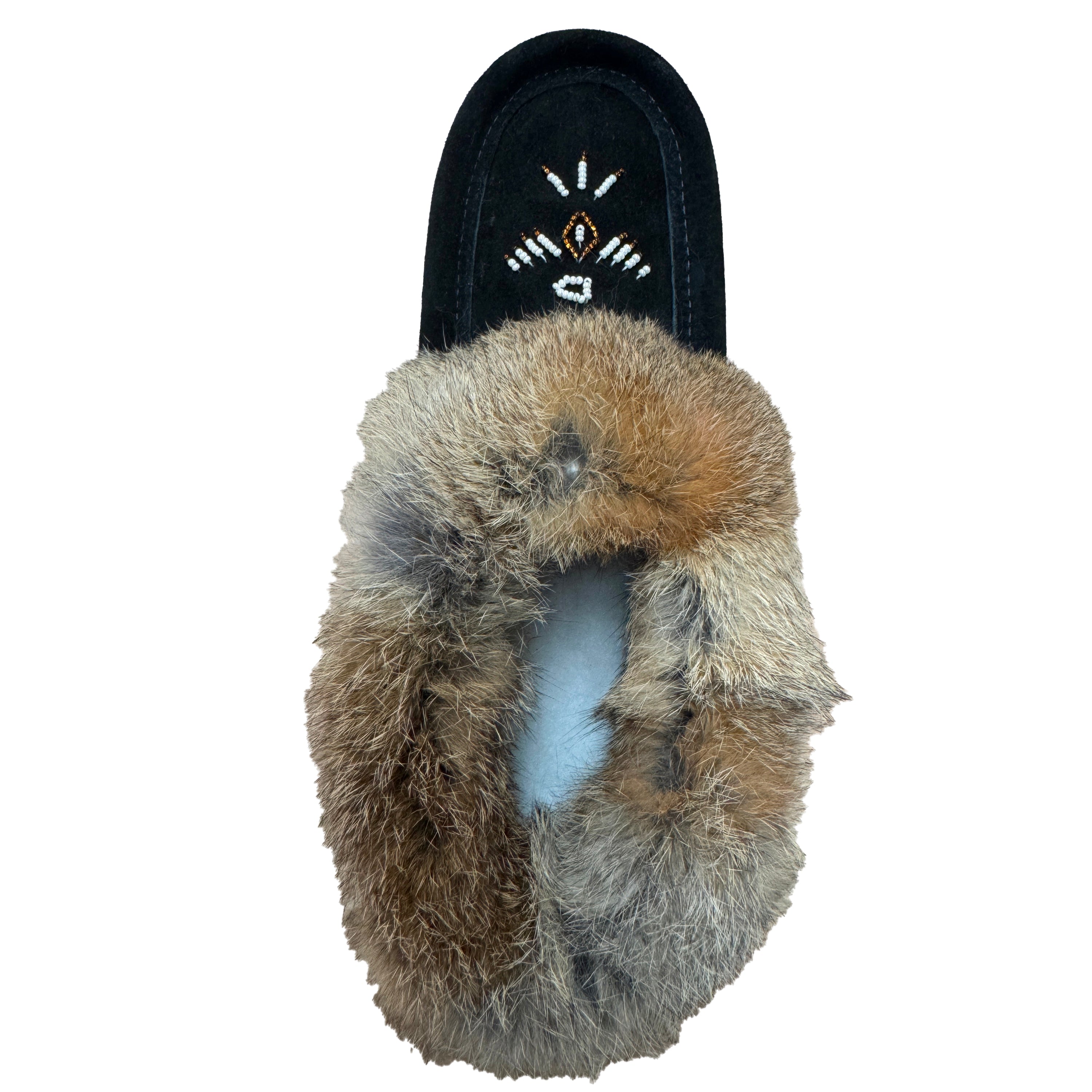 Women's Rabbit Fur Moccasins