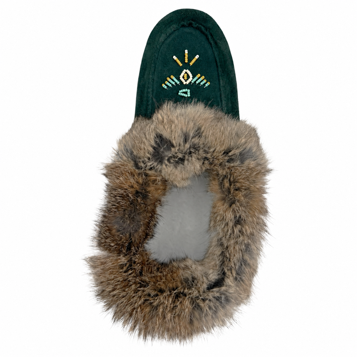 Women's Rabbit Fur Moccasins