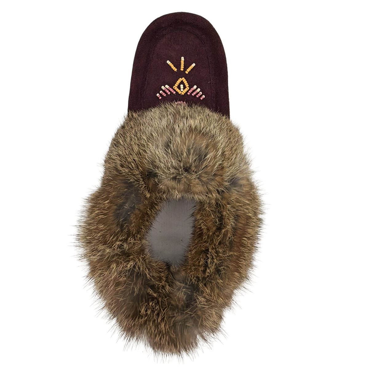 Women's Rabbit Fur Moccasins
