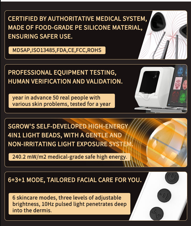 G15 Silicone LED Red Light Therapy Mask