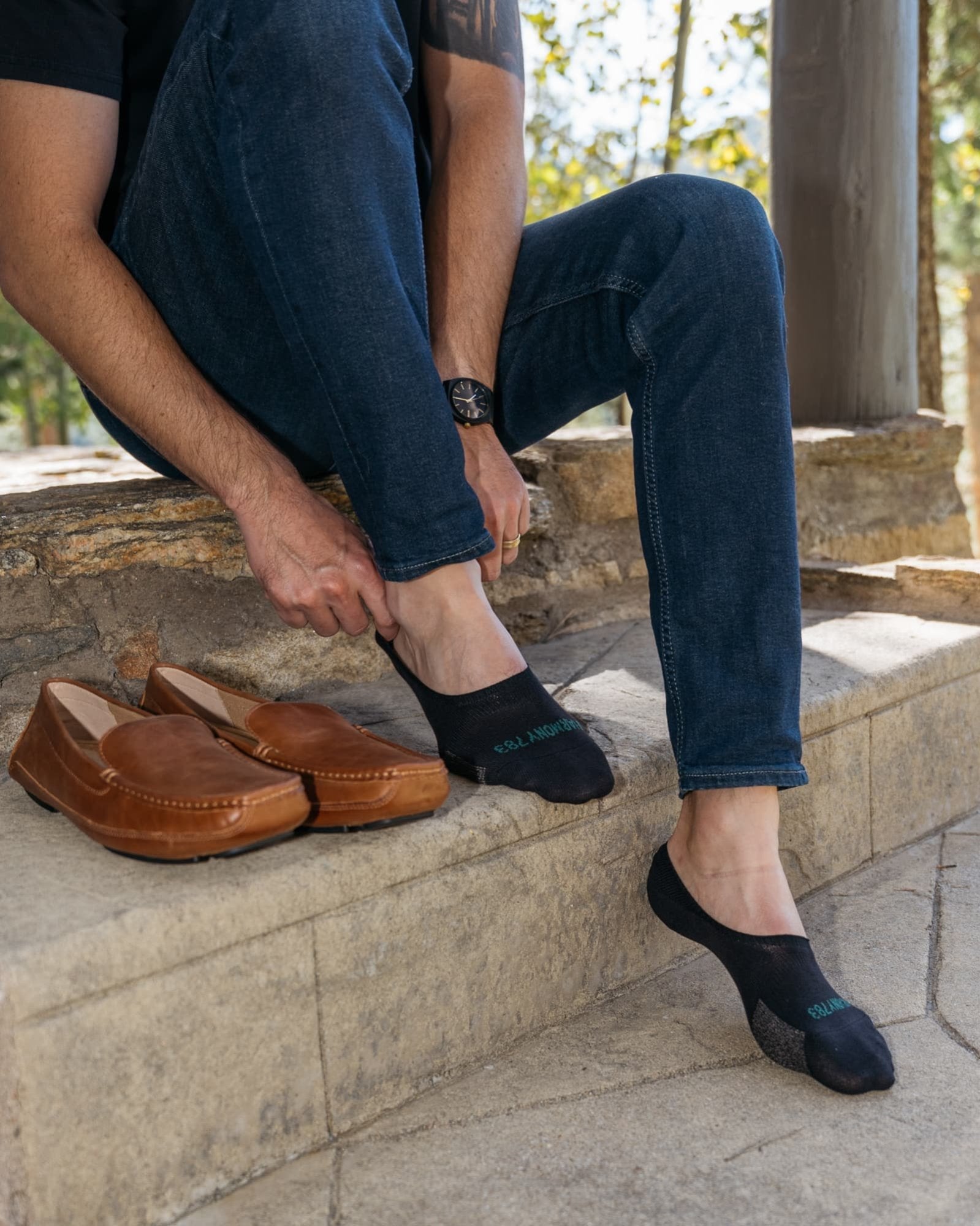No-Show Earthing Slip-On Socks