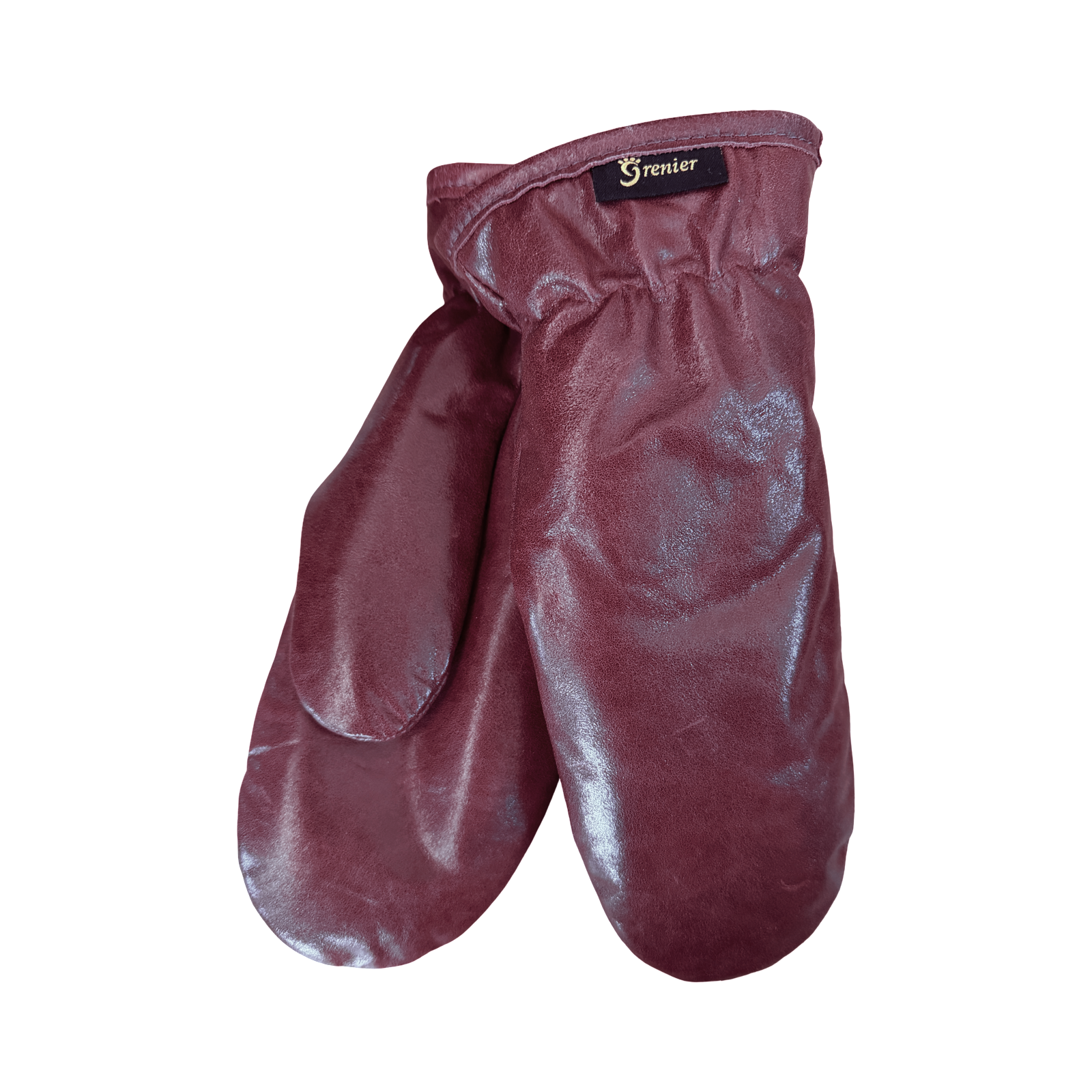 Women's Sheepskin Lined Leather Mittens