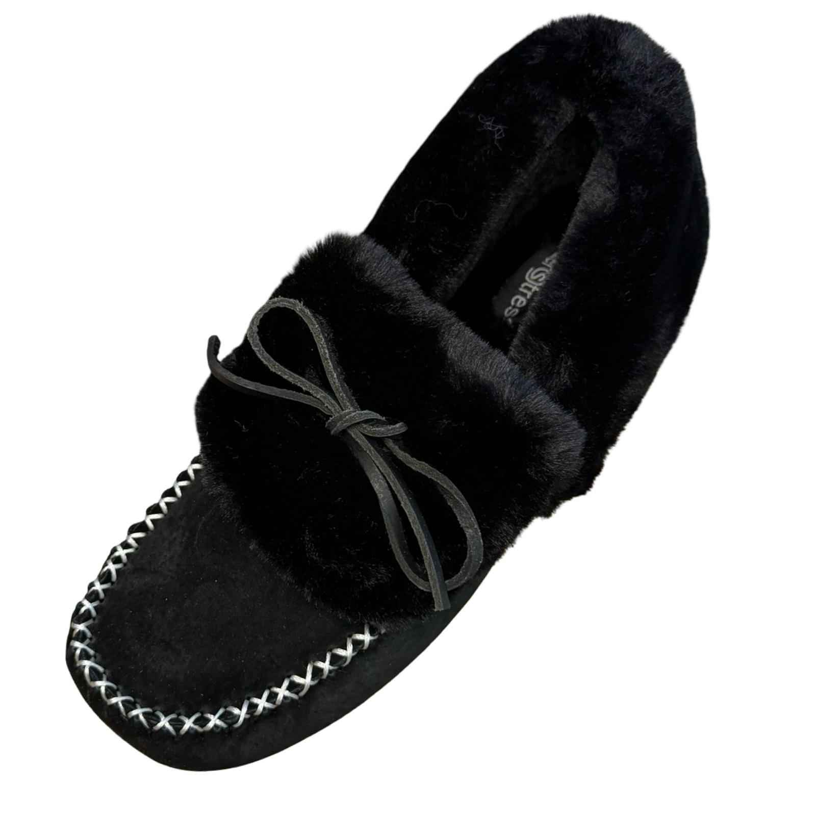 Lynette Women's Lined Suede Slippers, on FINAL CLEARANCE