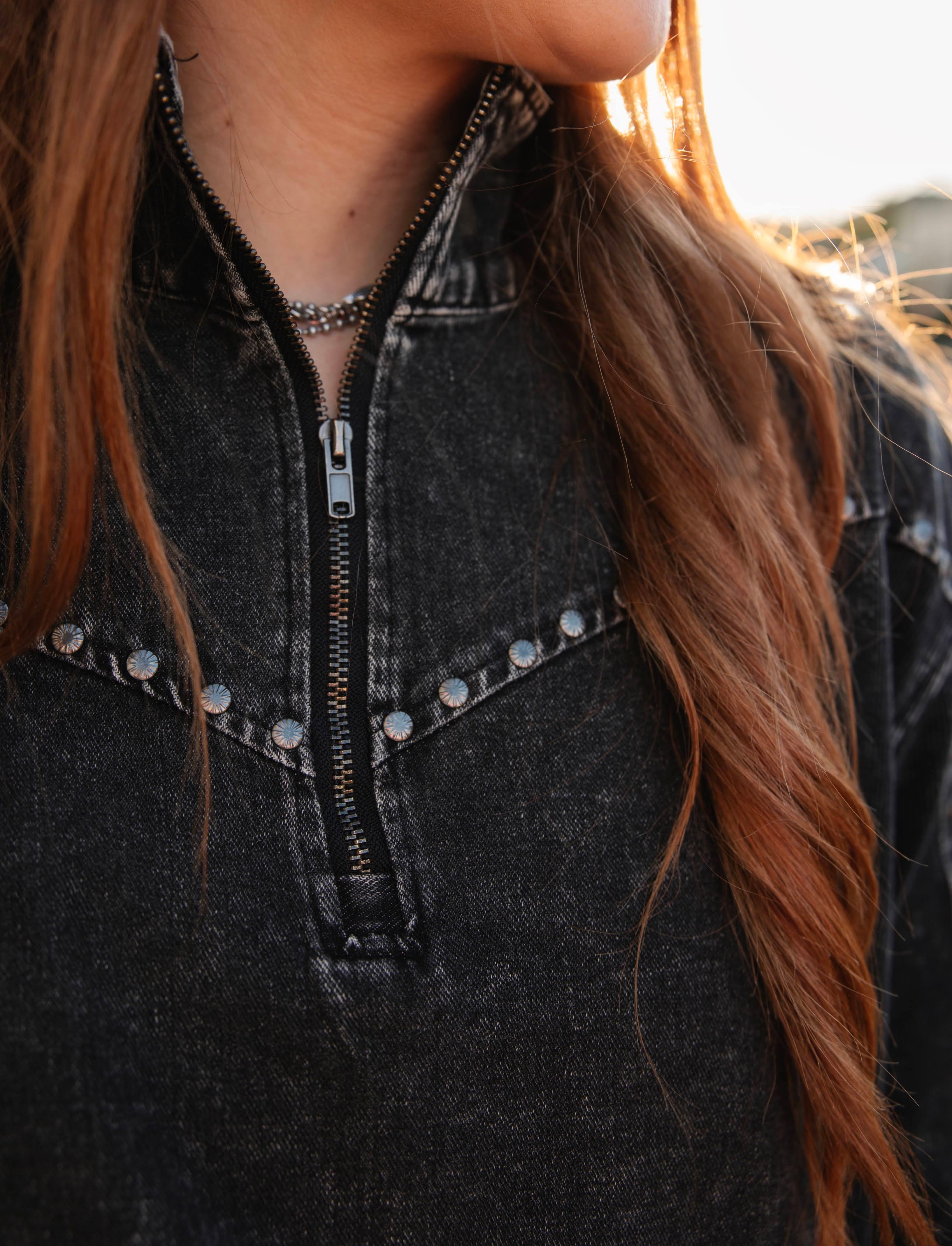 Women's Midnight Silver Creek Quarter-Zip Pullover