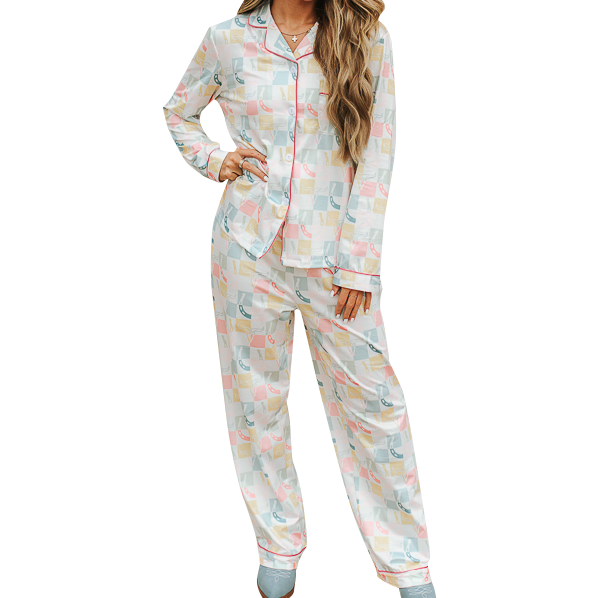Women's Western Printed Pajamas