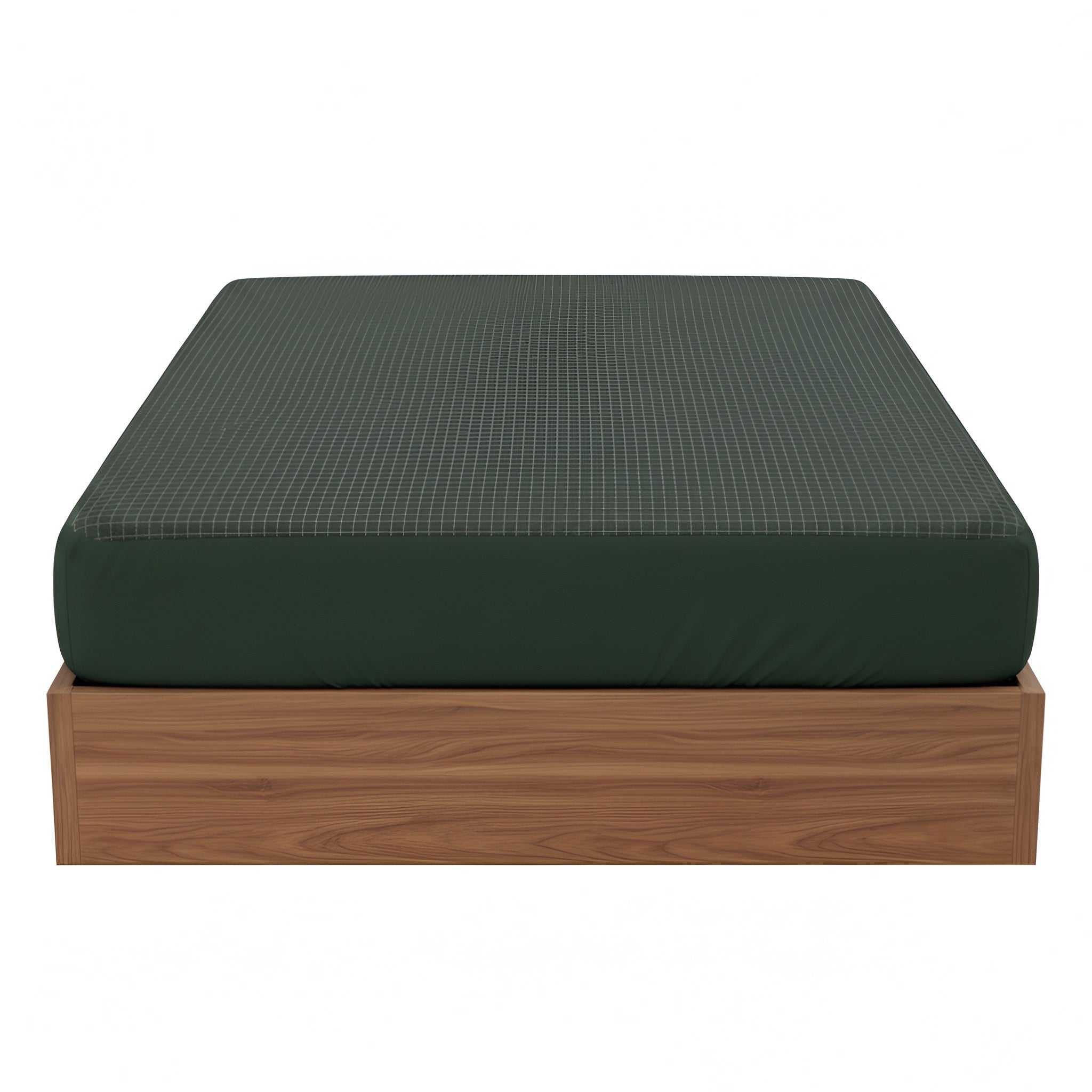 Forest Green Cotton Grounding Fitted Sheet | Earthing Bed Sheet on CLEARANCE