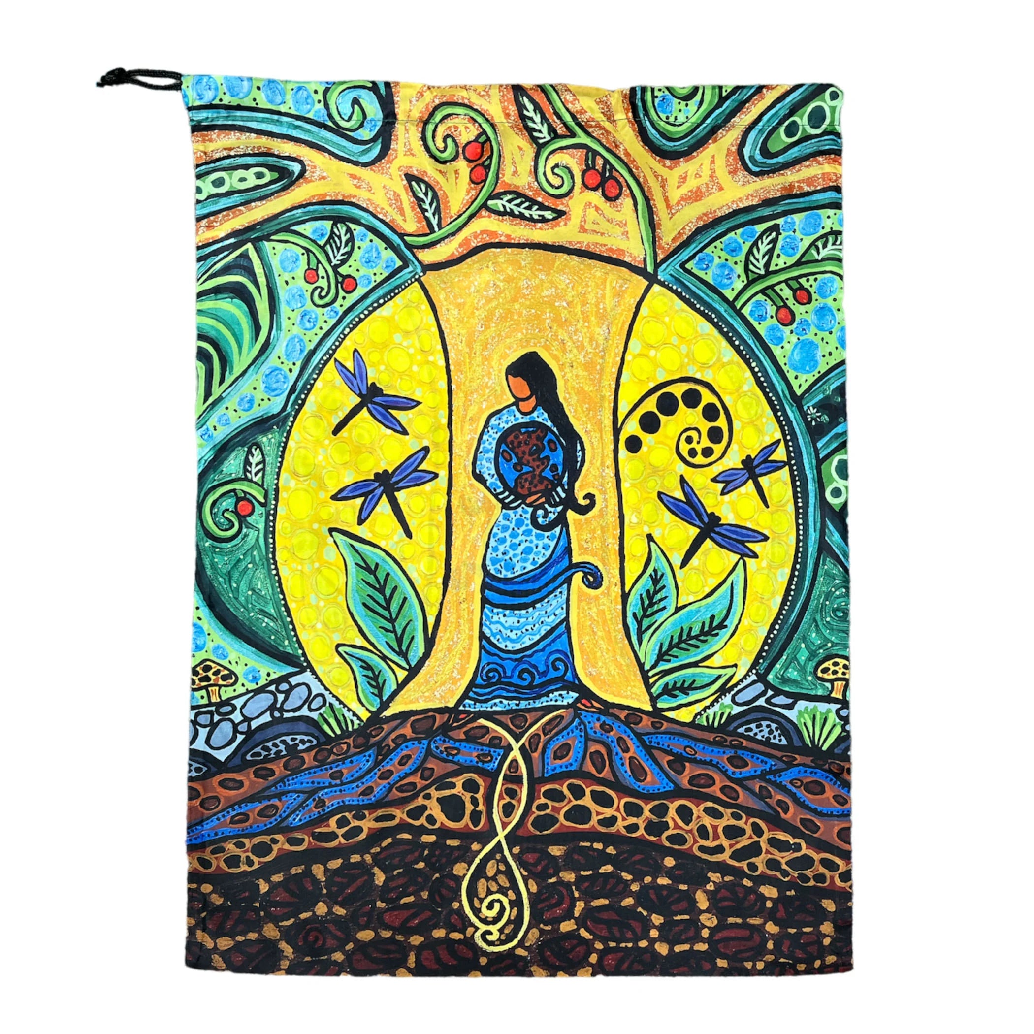 Native American Art Travel Laundry Bag