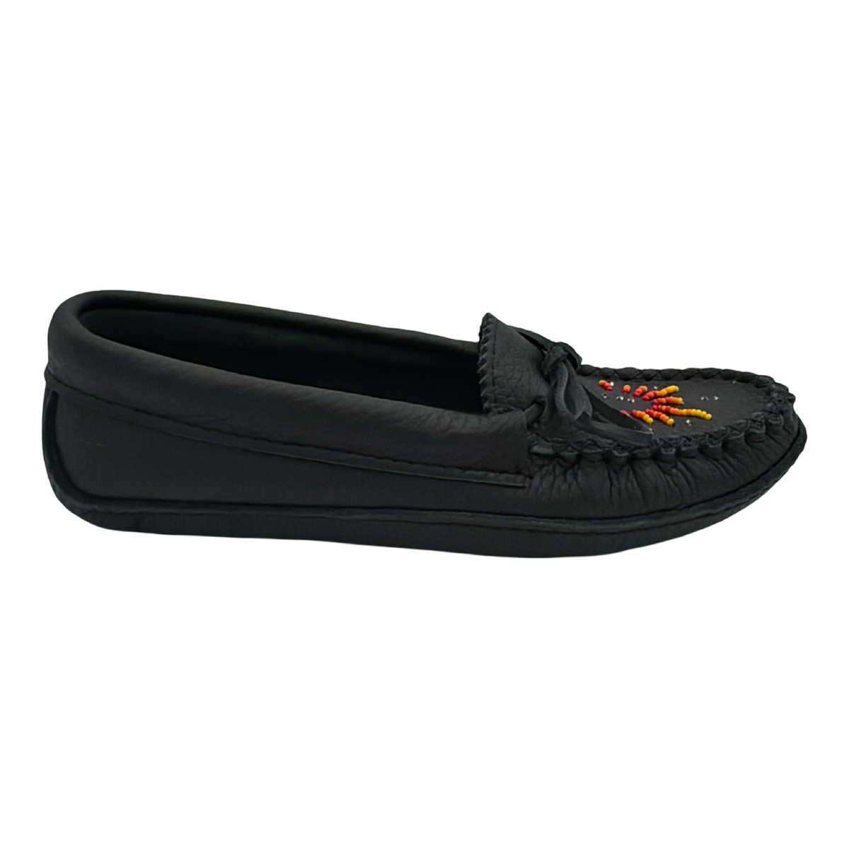 Women's Beaded Moose Hide Moccasins