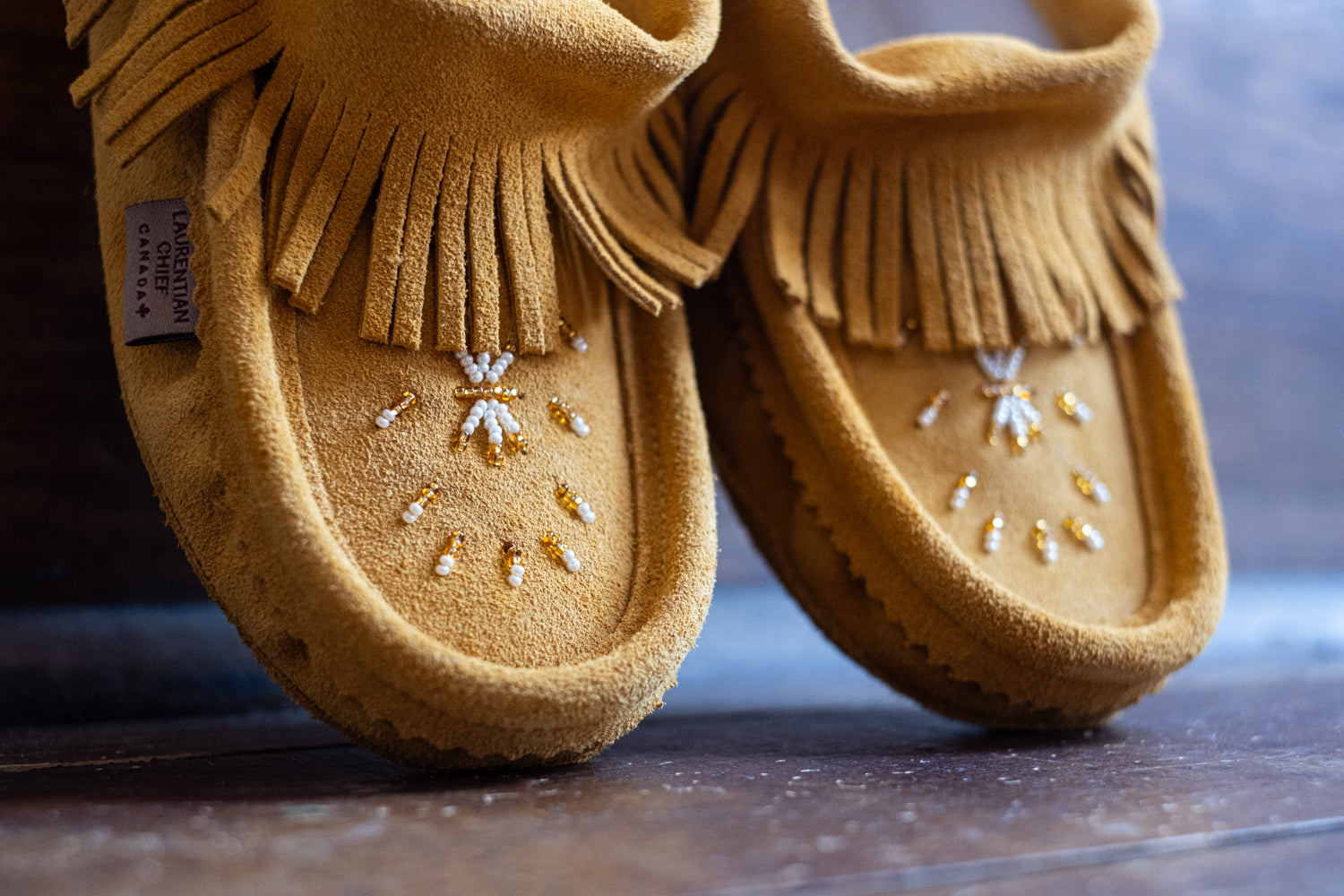 Women's Suede Fringed Lined Moccasins