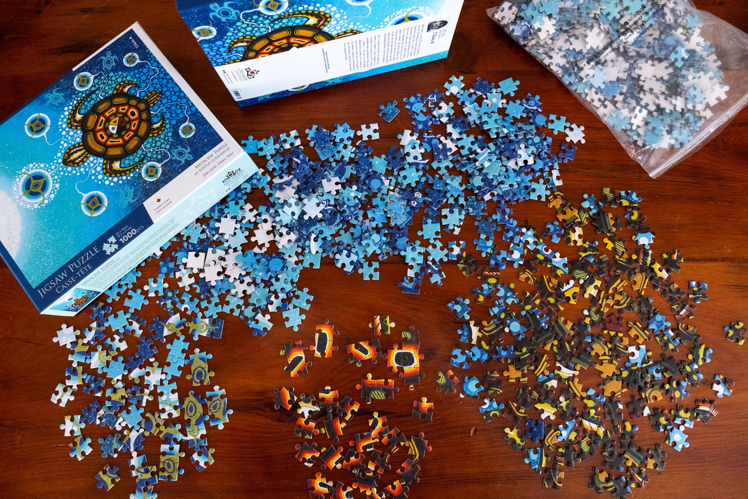 Oscardo Native Art Jigsaw Puzzle 1000 Pieces Distributed by Oscardo