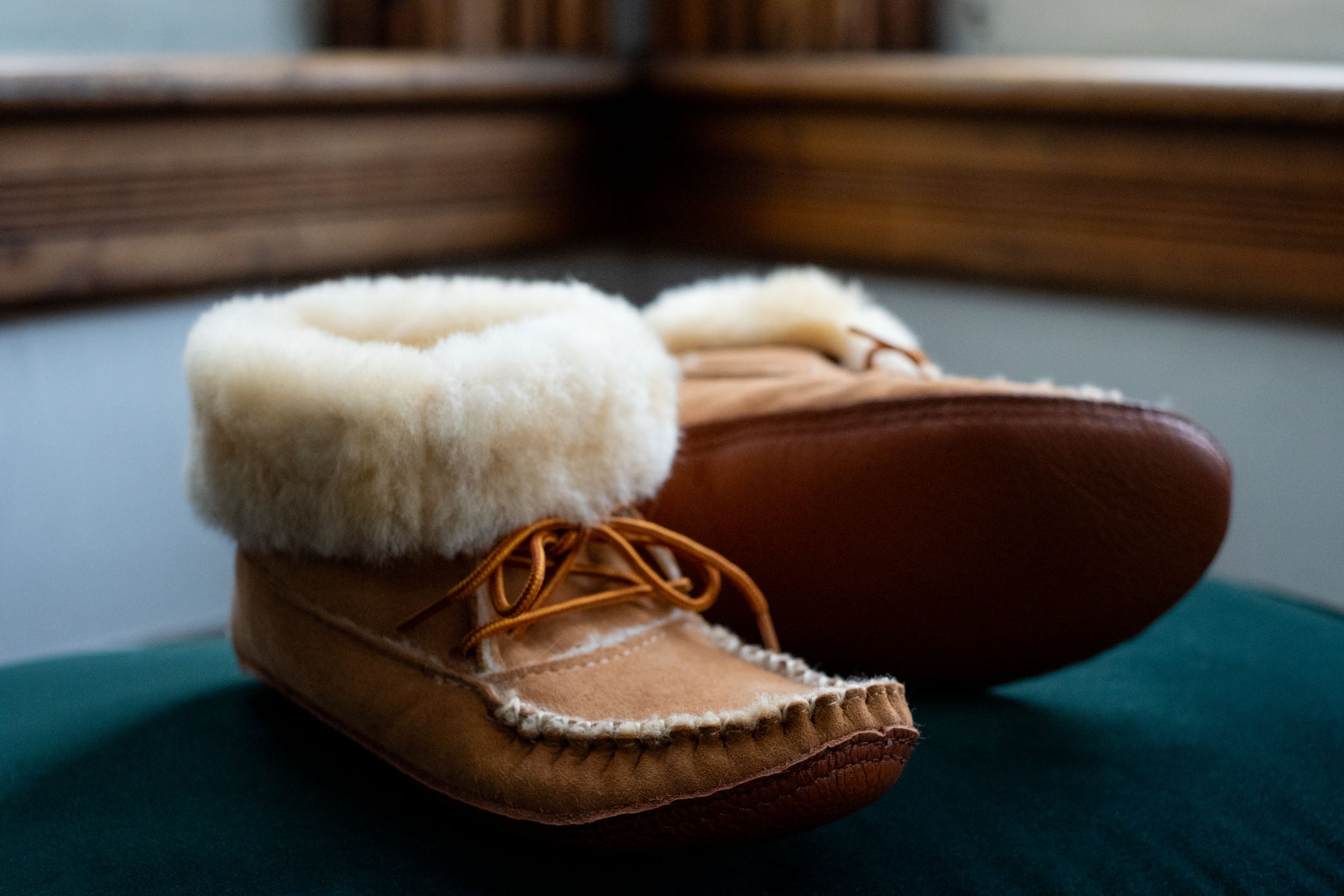 Women's Sheepskin Bootie Slippers