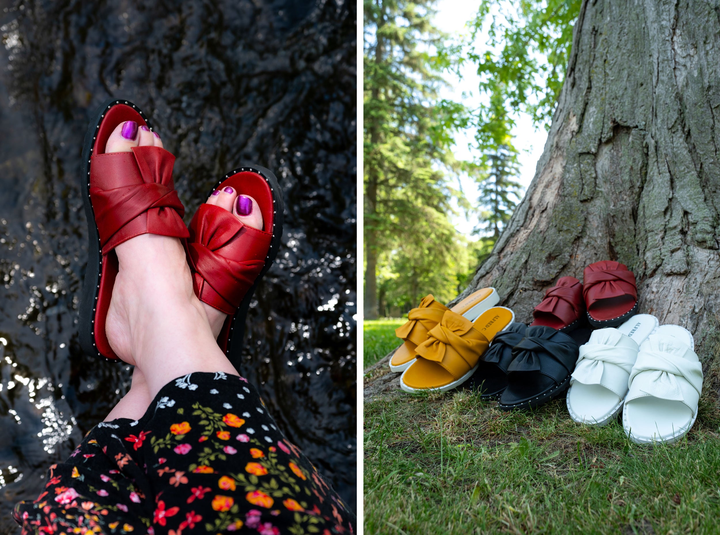 Women's Olivia Leather Sandals (Final Clearance)