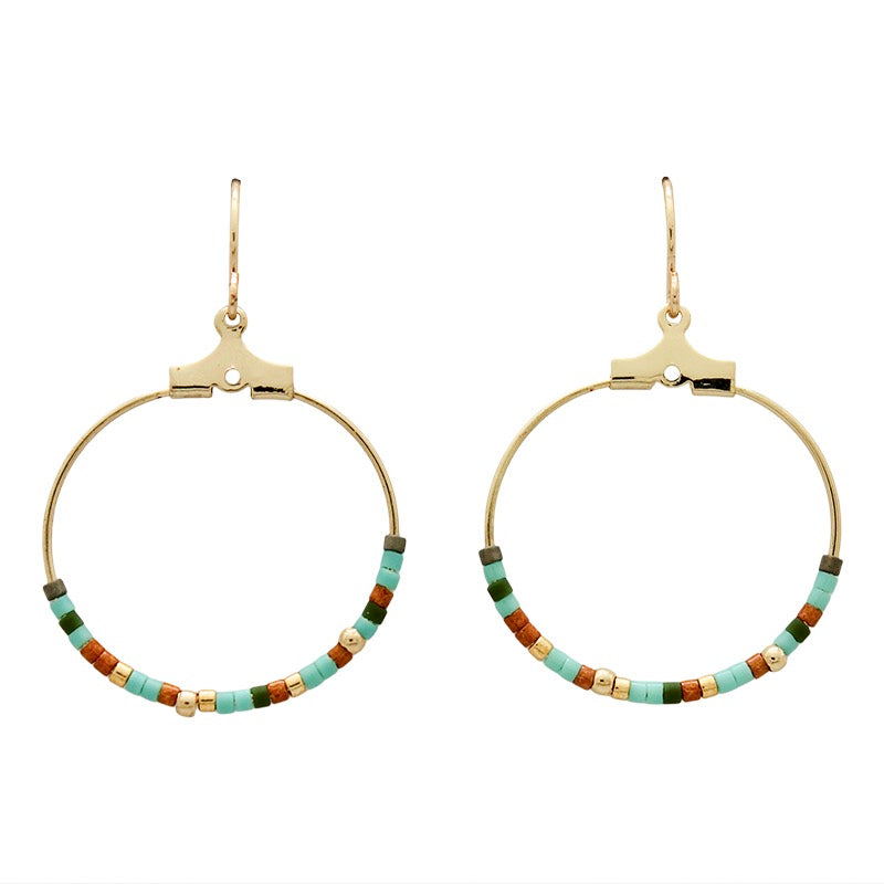 Indigenous Hoop Earrings