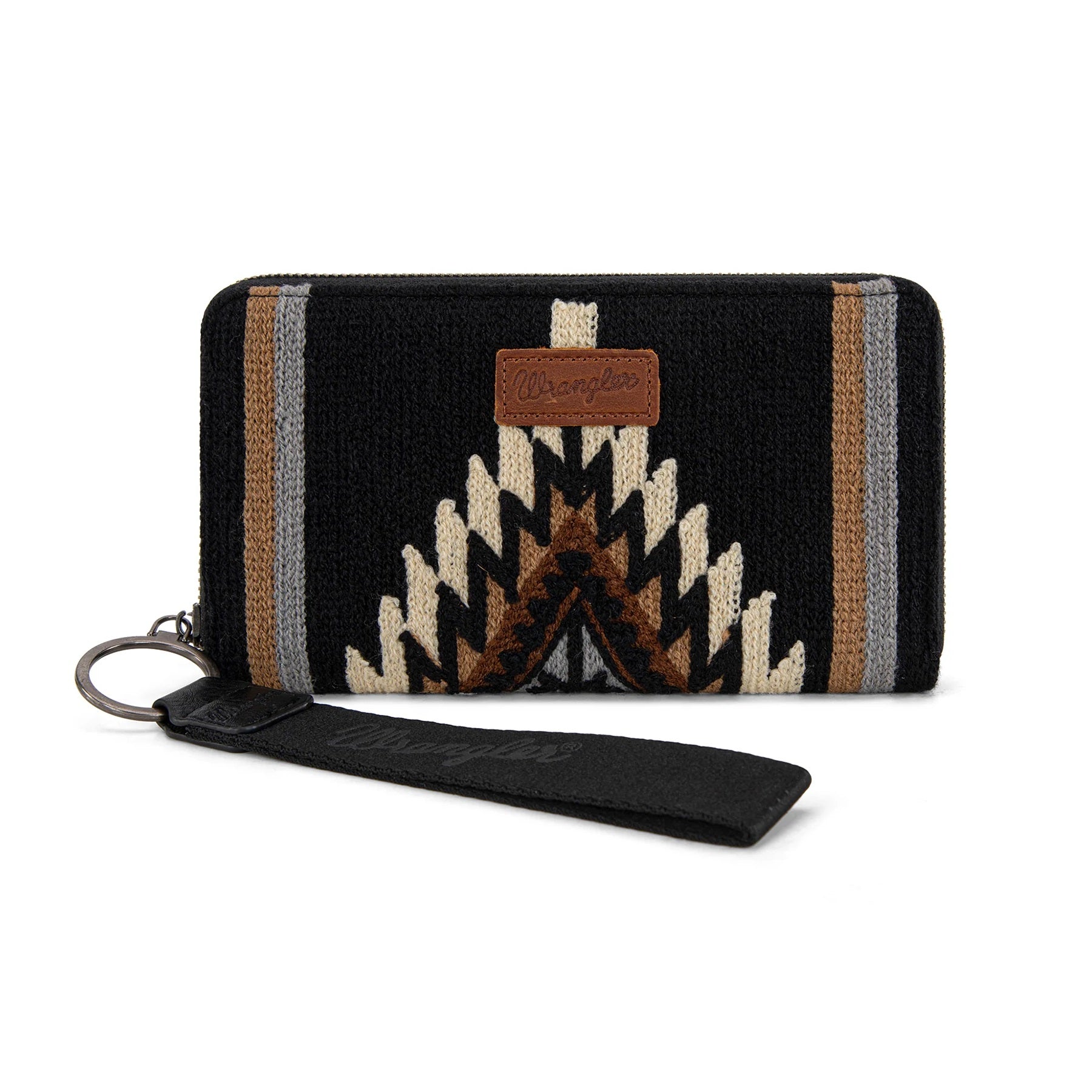 Southwestern Knitted Wallet Wristlet