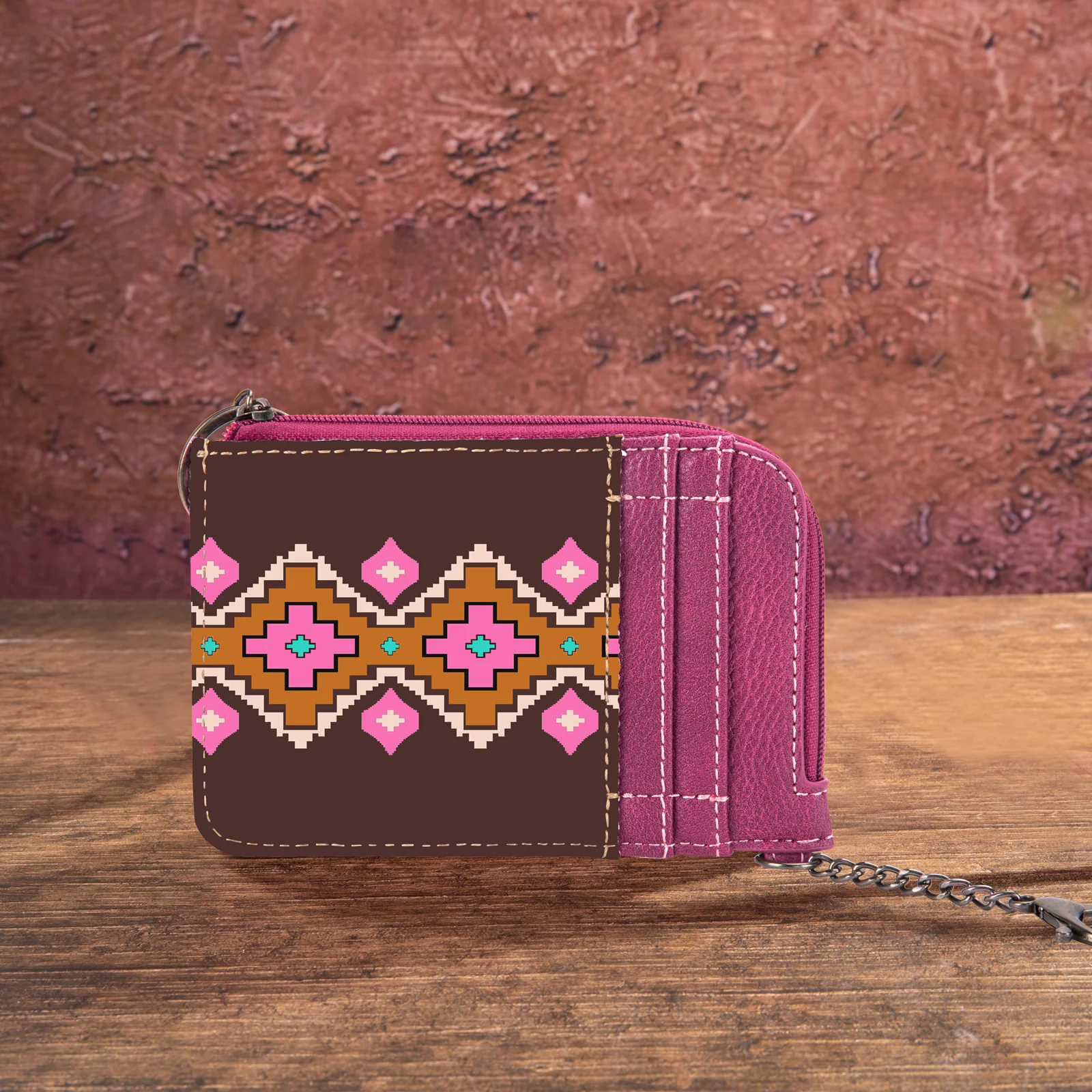 Wrangler Mini-Zip Card Case Wallet