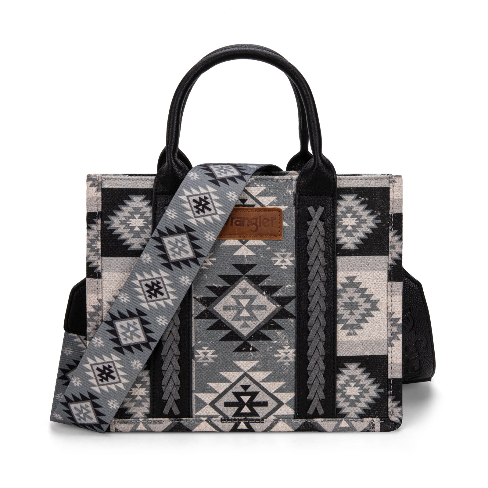 Southwestern Print Small Canvas Tote