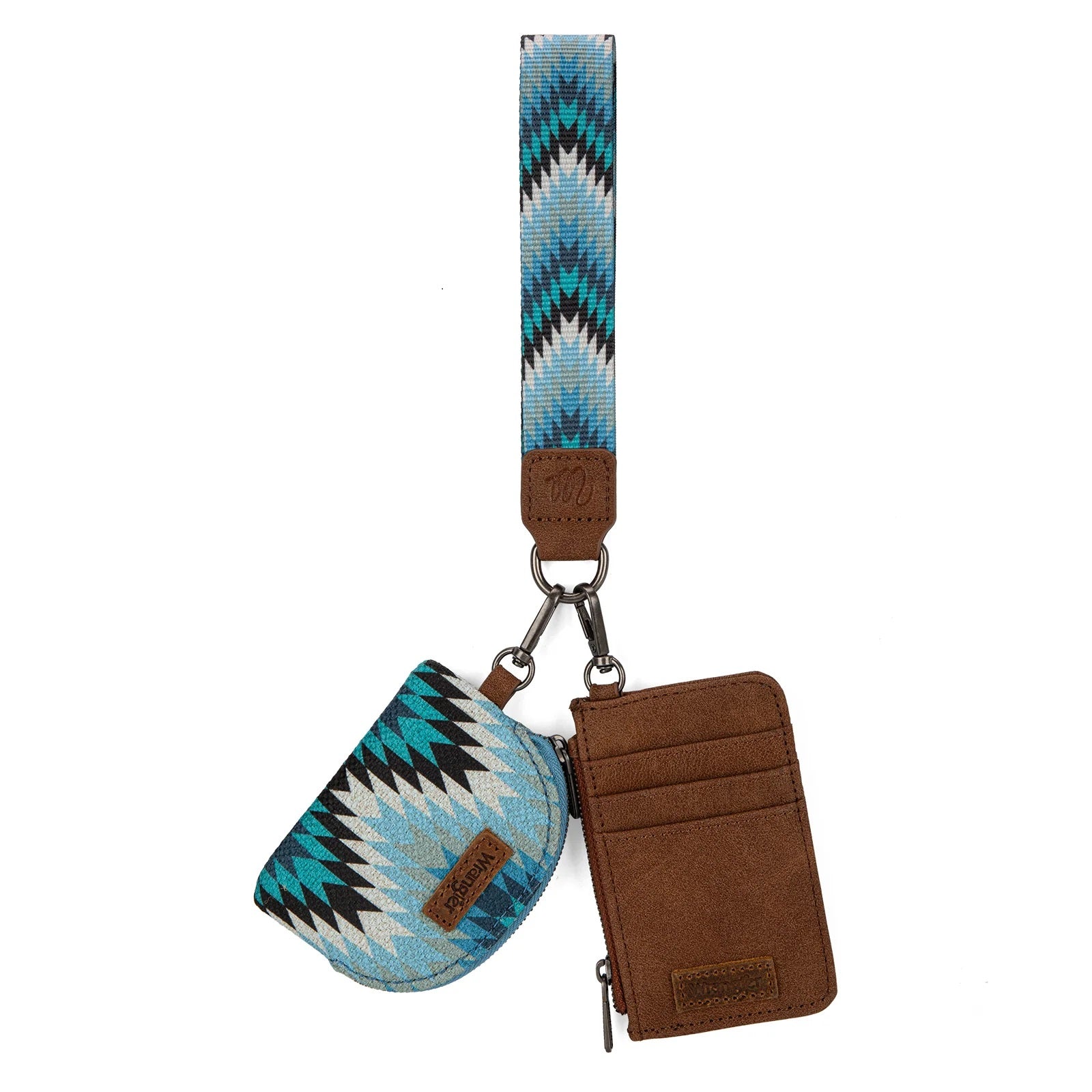 Southwestern Dual Pouch Wristlet